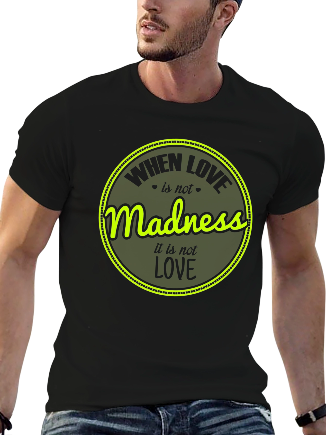 Madness Love T-Shirt - Unique Graphic Tee