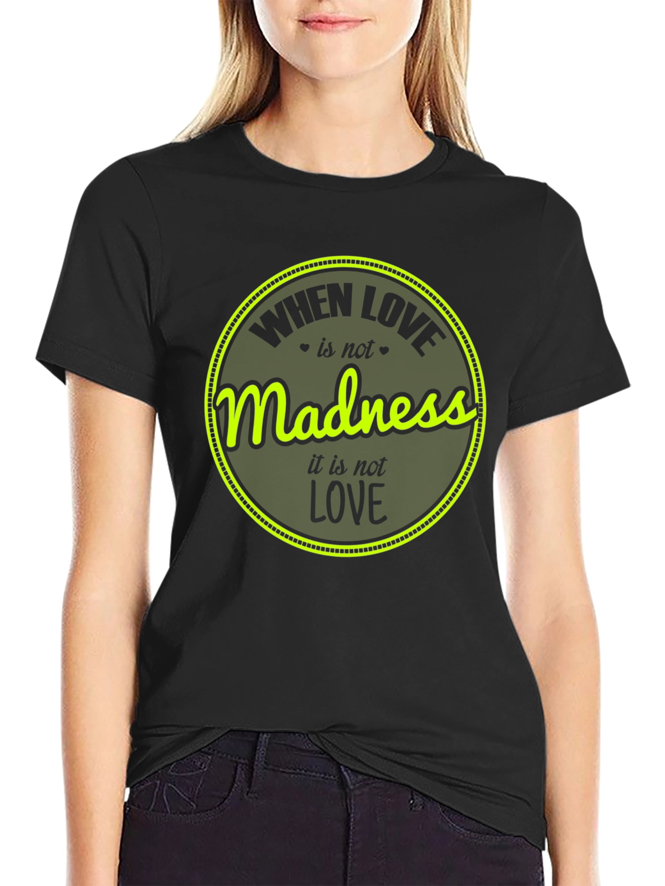 Madness Love T-Shirt - Unique Graphic Tee