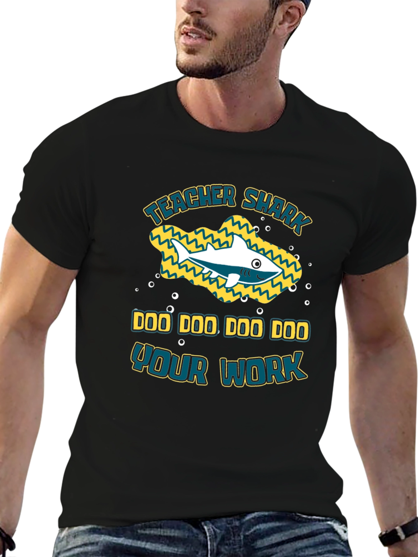 Teacher Shark Doo Doo T-Shirt - Funny School Tee