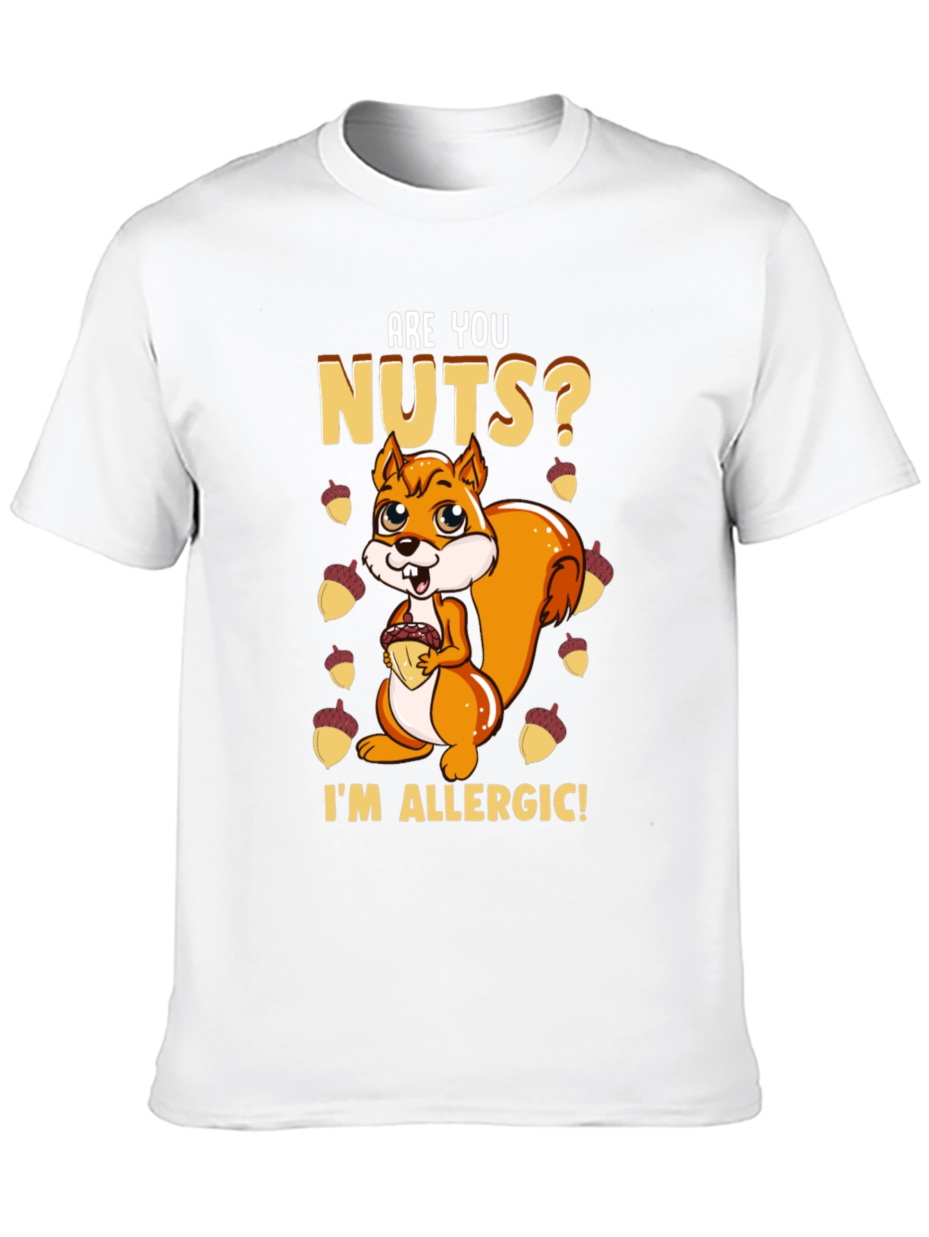 Funny Squirrel Nut Allergy T-Shirt