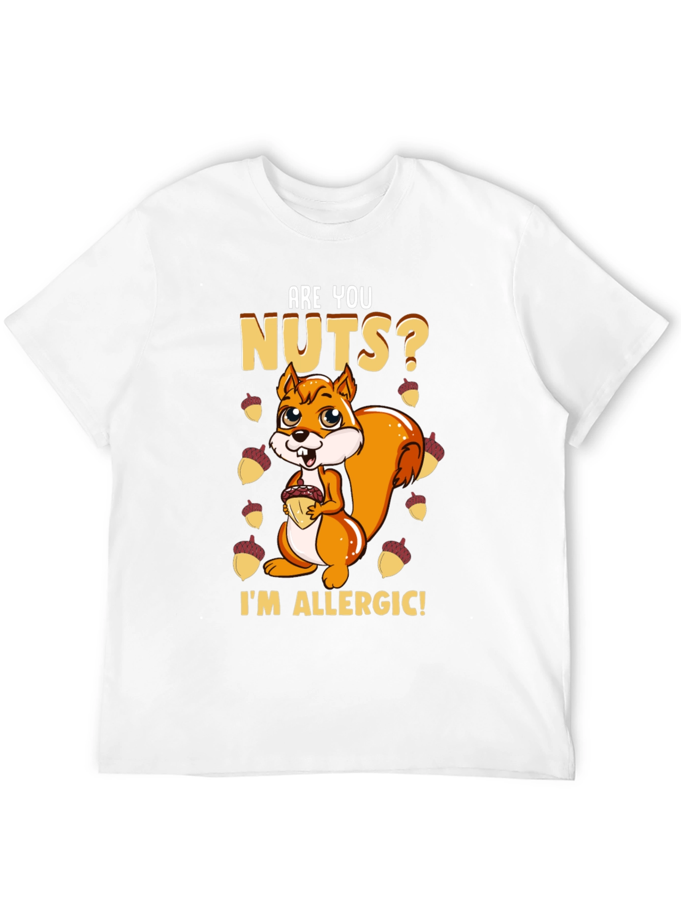 Funny Squirrel Nut Allergy T-Shirt