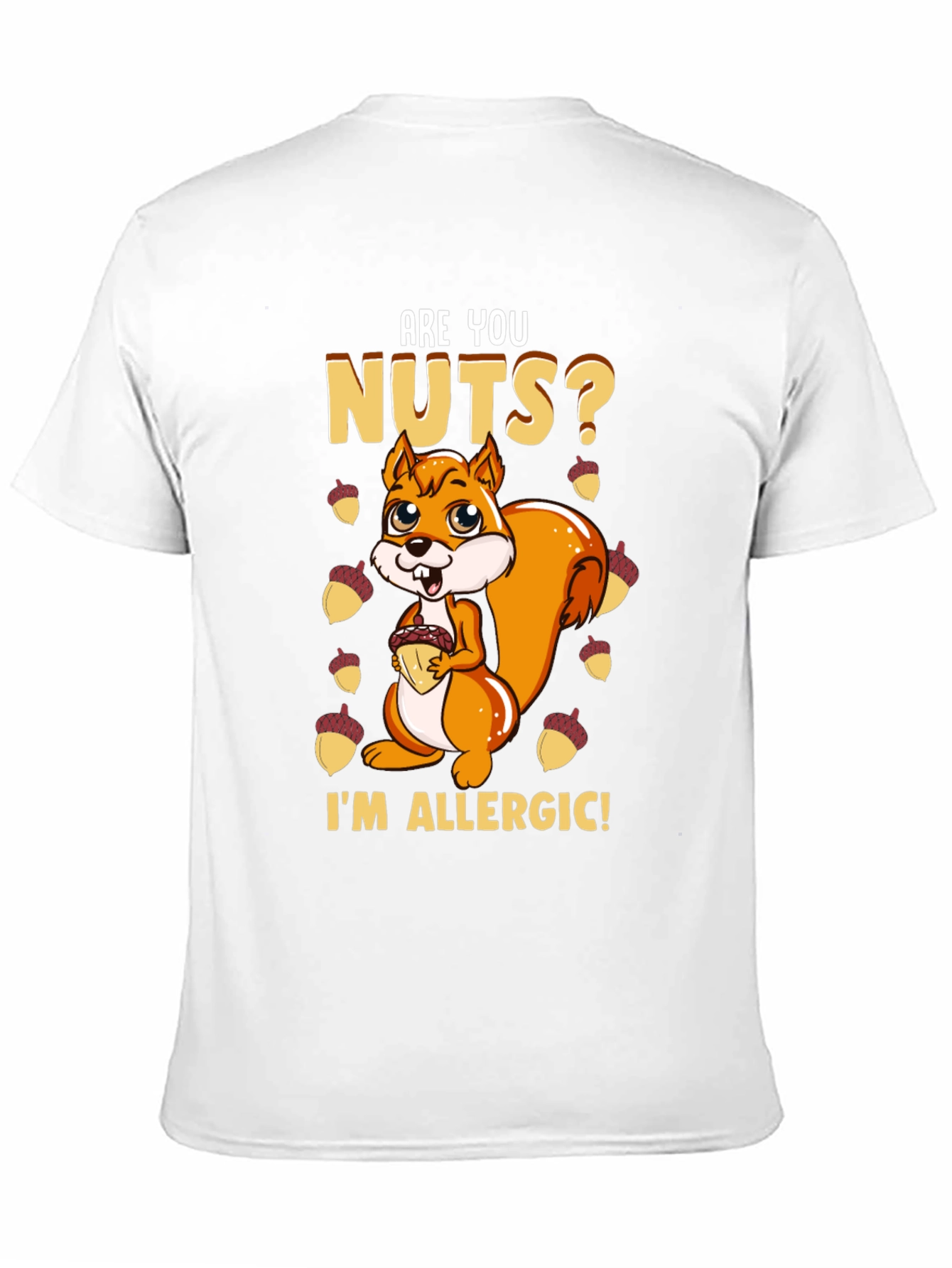 Funny Squirrel Nut Allergy T-Shirt