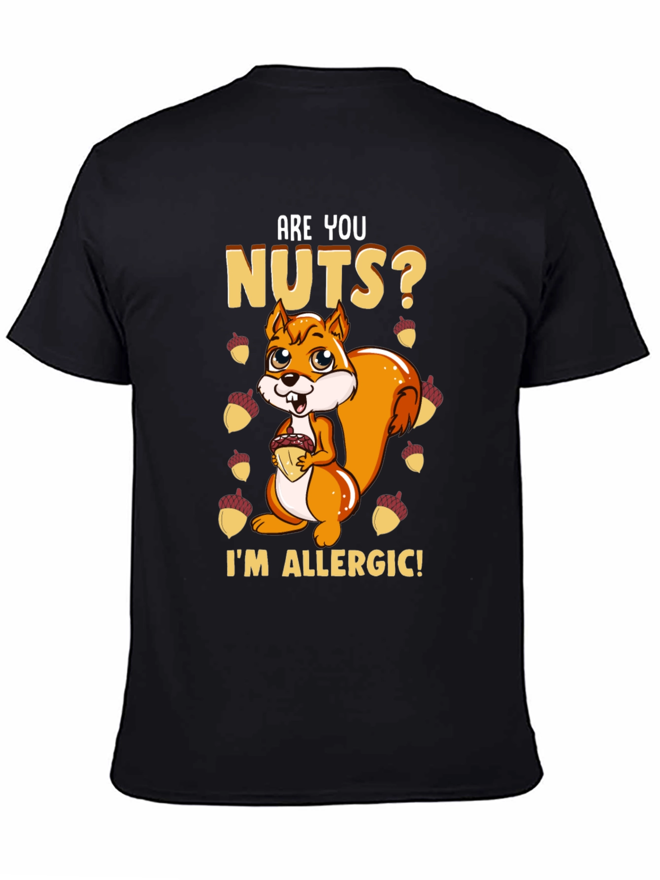 Funny Squirrel Nut Allergy T-Shirt