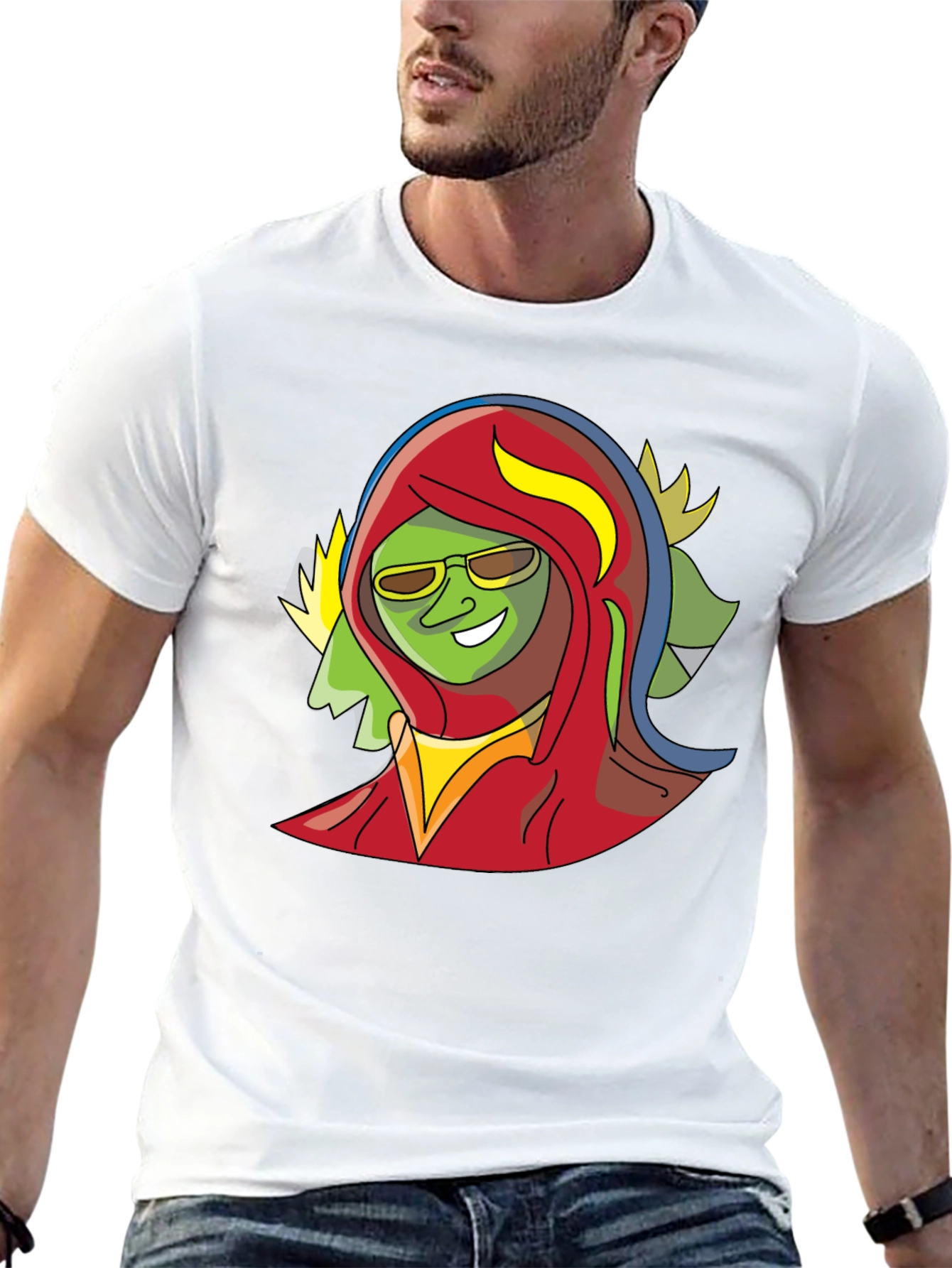 Cool Cartoon Character Graphic Tee