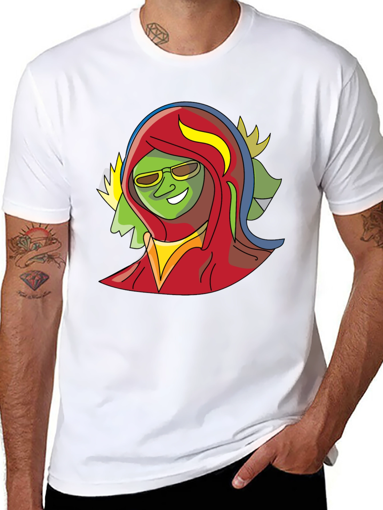 Cool Cartoon Character Graphic Tee