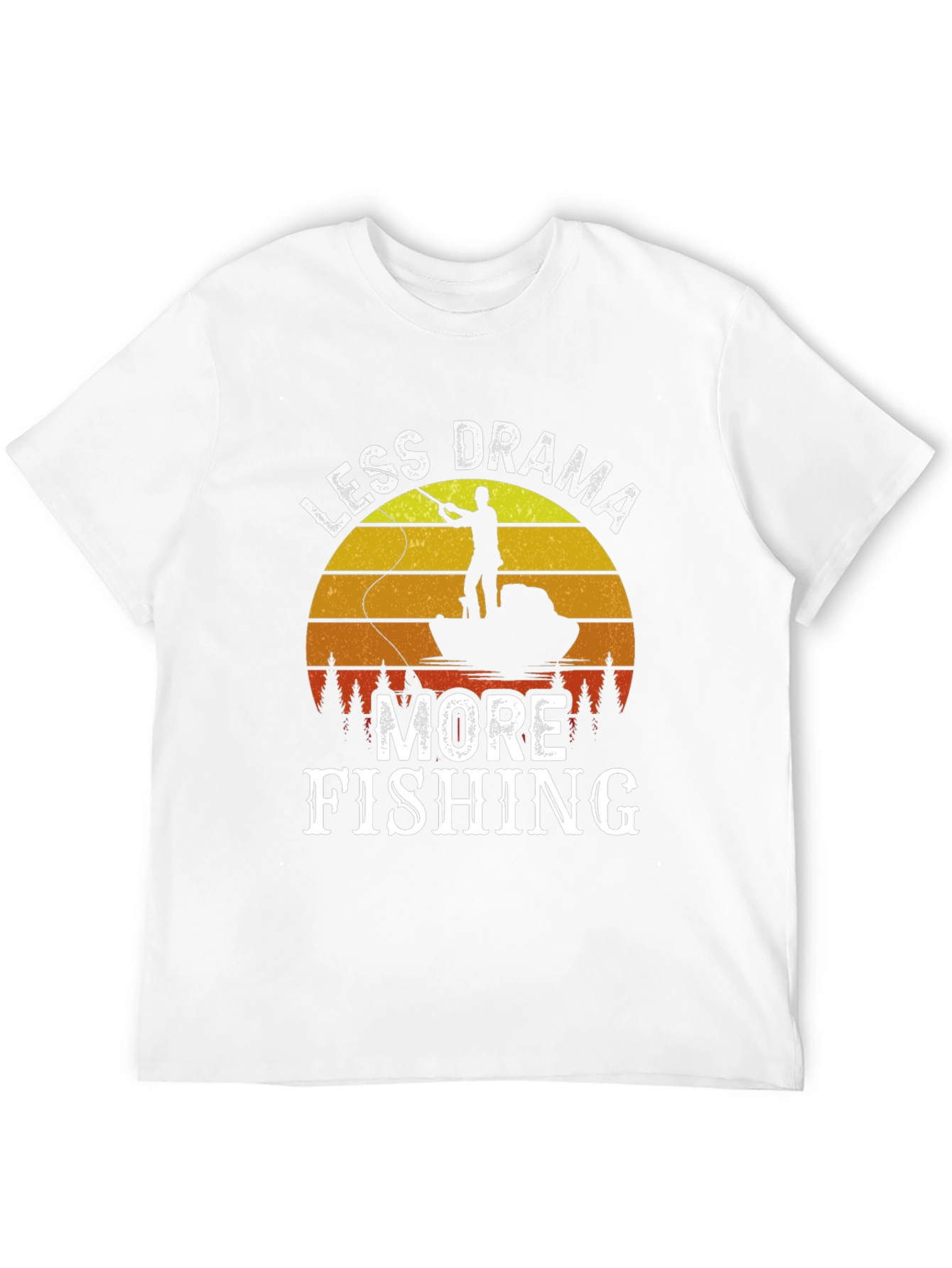 Less Drama More Fishing T-Shirt