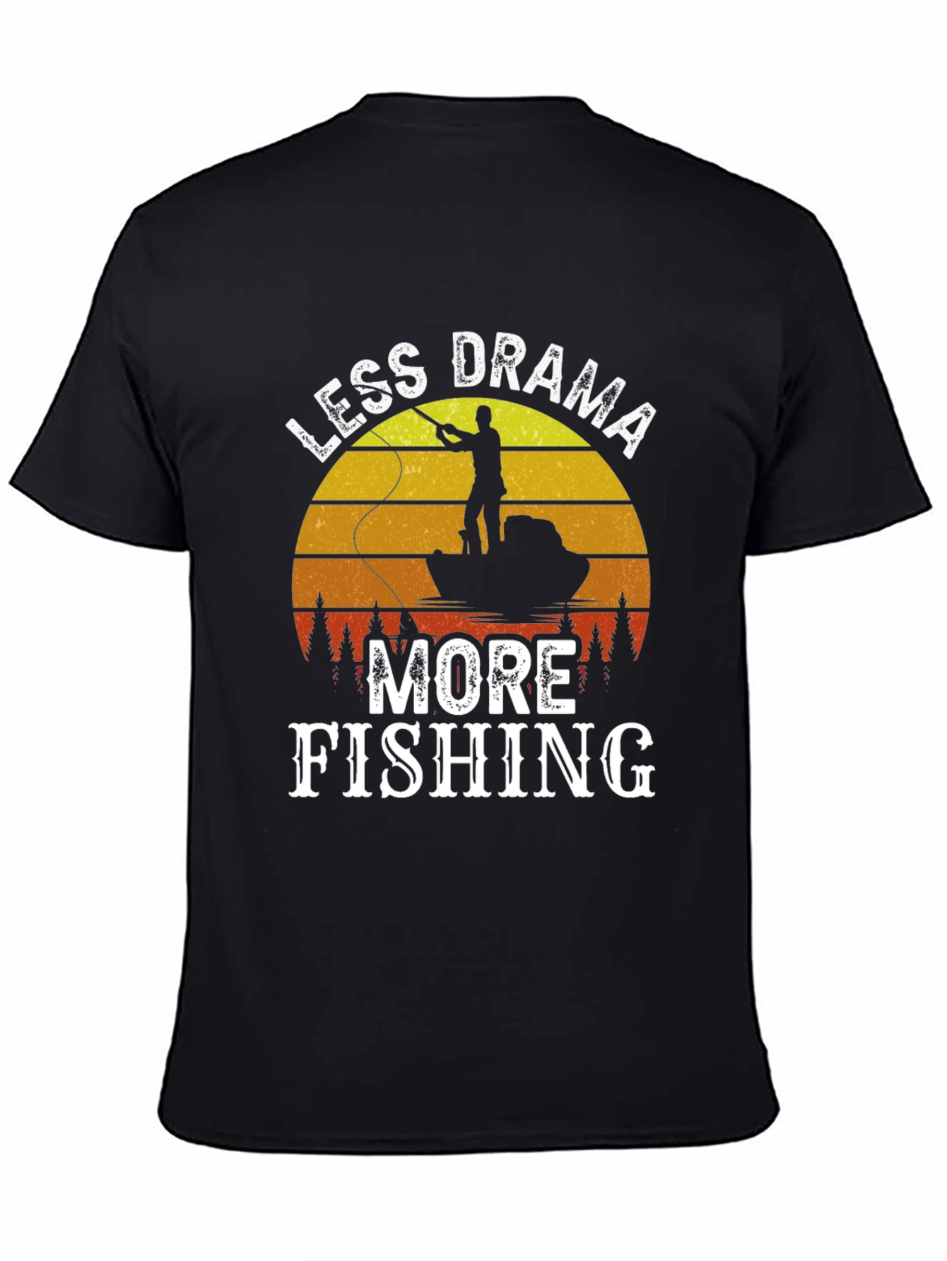 Less Drama More Fishing T-Shirt