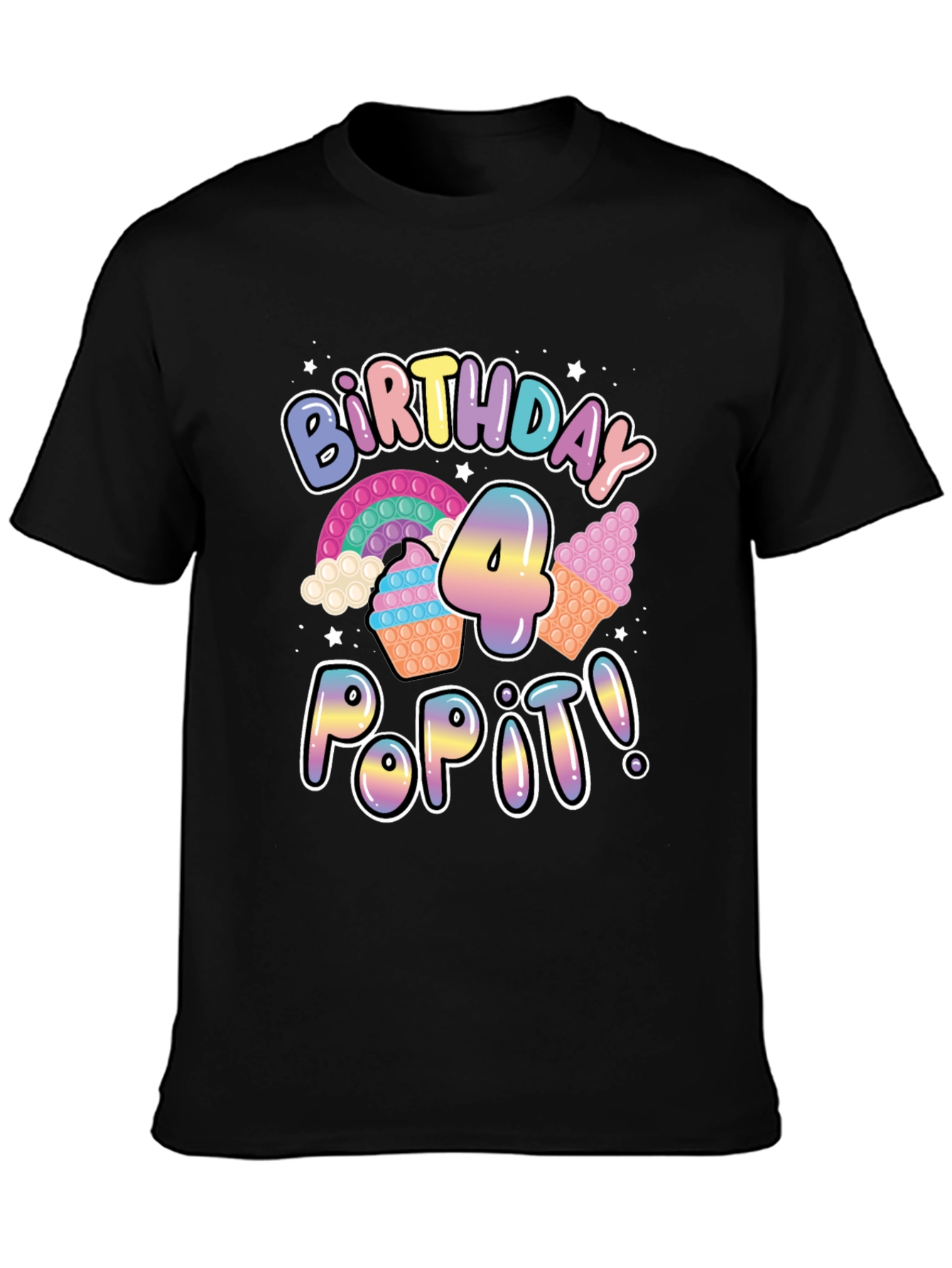 Birthday Pop It! 4 T-Shirt