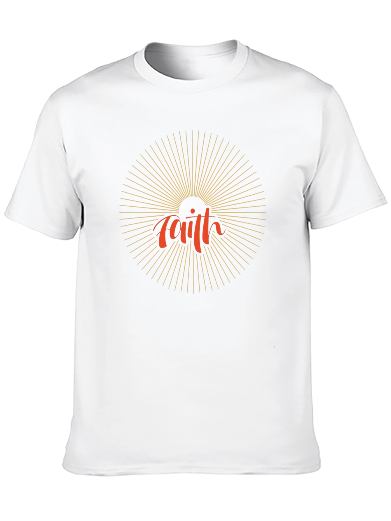 Faith Graphic Tee - Black Crew Neck T-Shirt