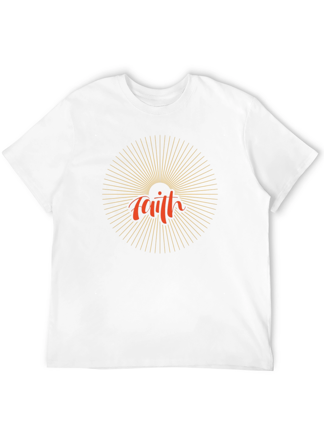 Faith Graphic Tee - Black Crew Neck T-Shirt