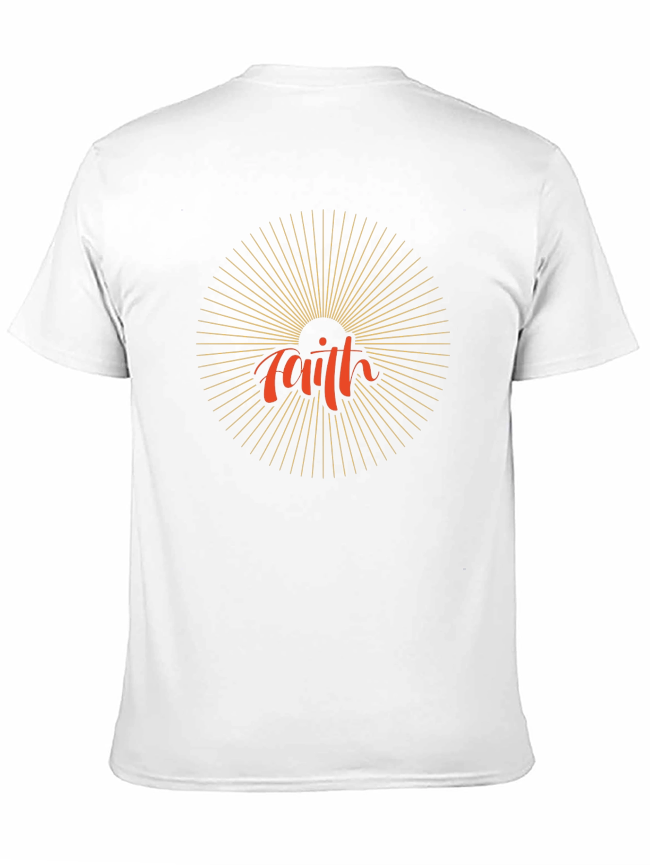 Faith Graphic Tee - Black Crew Neck T-Shirt
