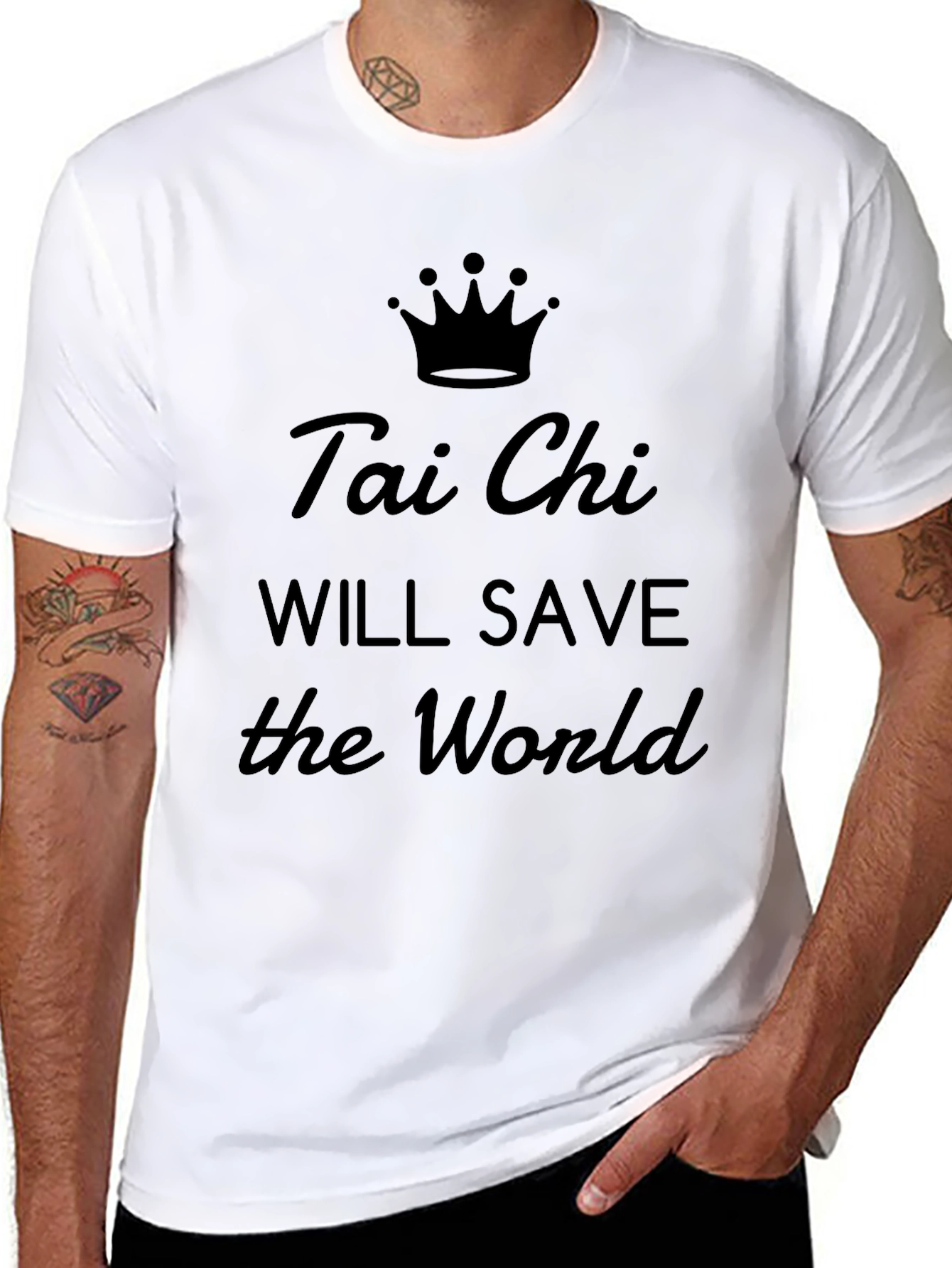 Tai Chi Will Save The World Graphic Tee