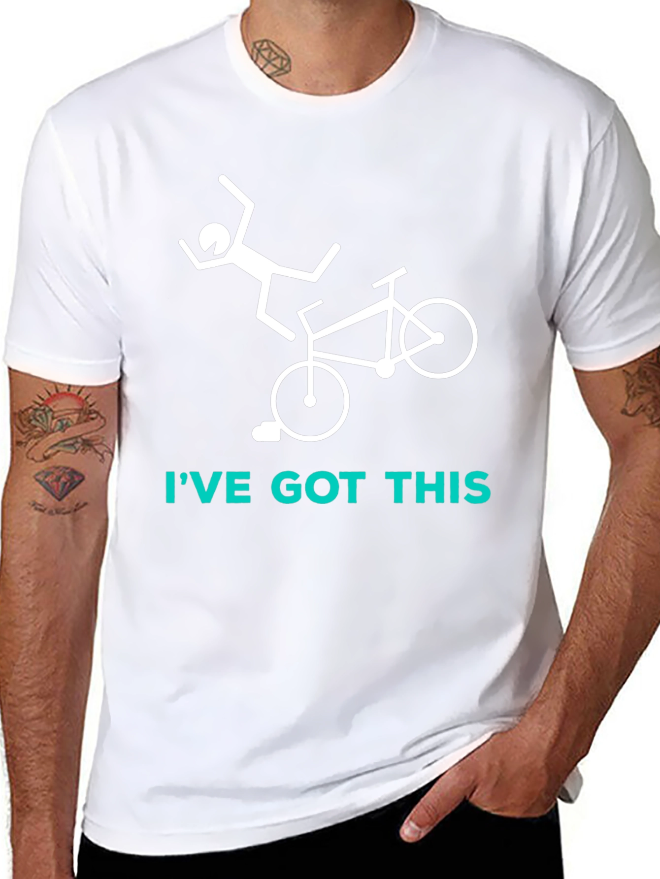 IVE GOT THIS Bike Fail Black T-Shirt