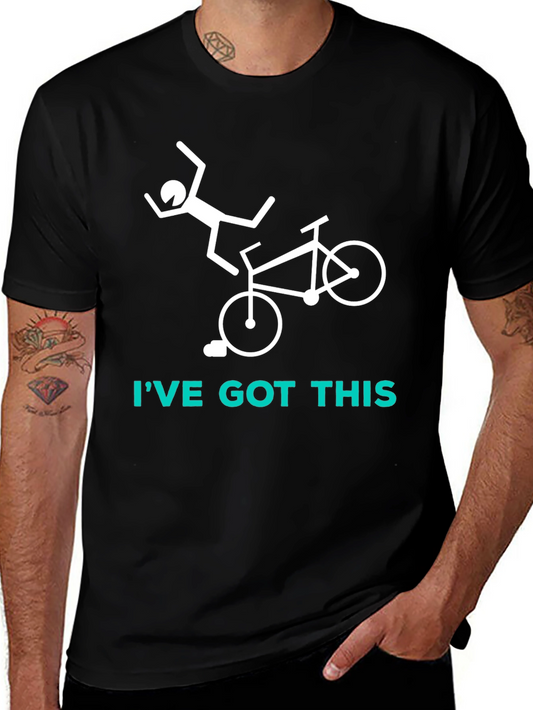 IVE GOT THIS Bike Fail Black T-Shirt