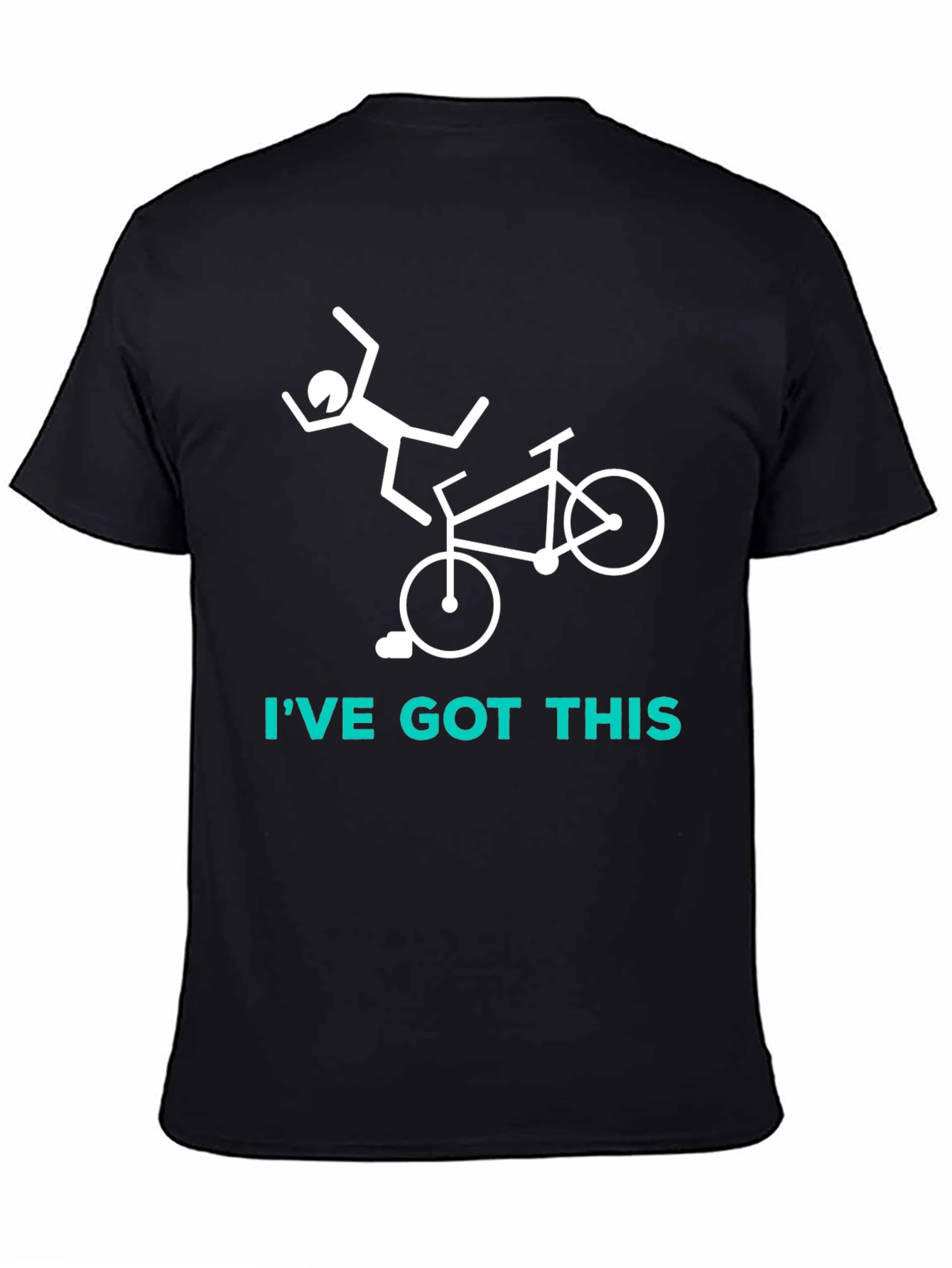 IVE GOT THIS Bike Fail Black T-Shirt