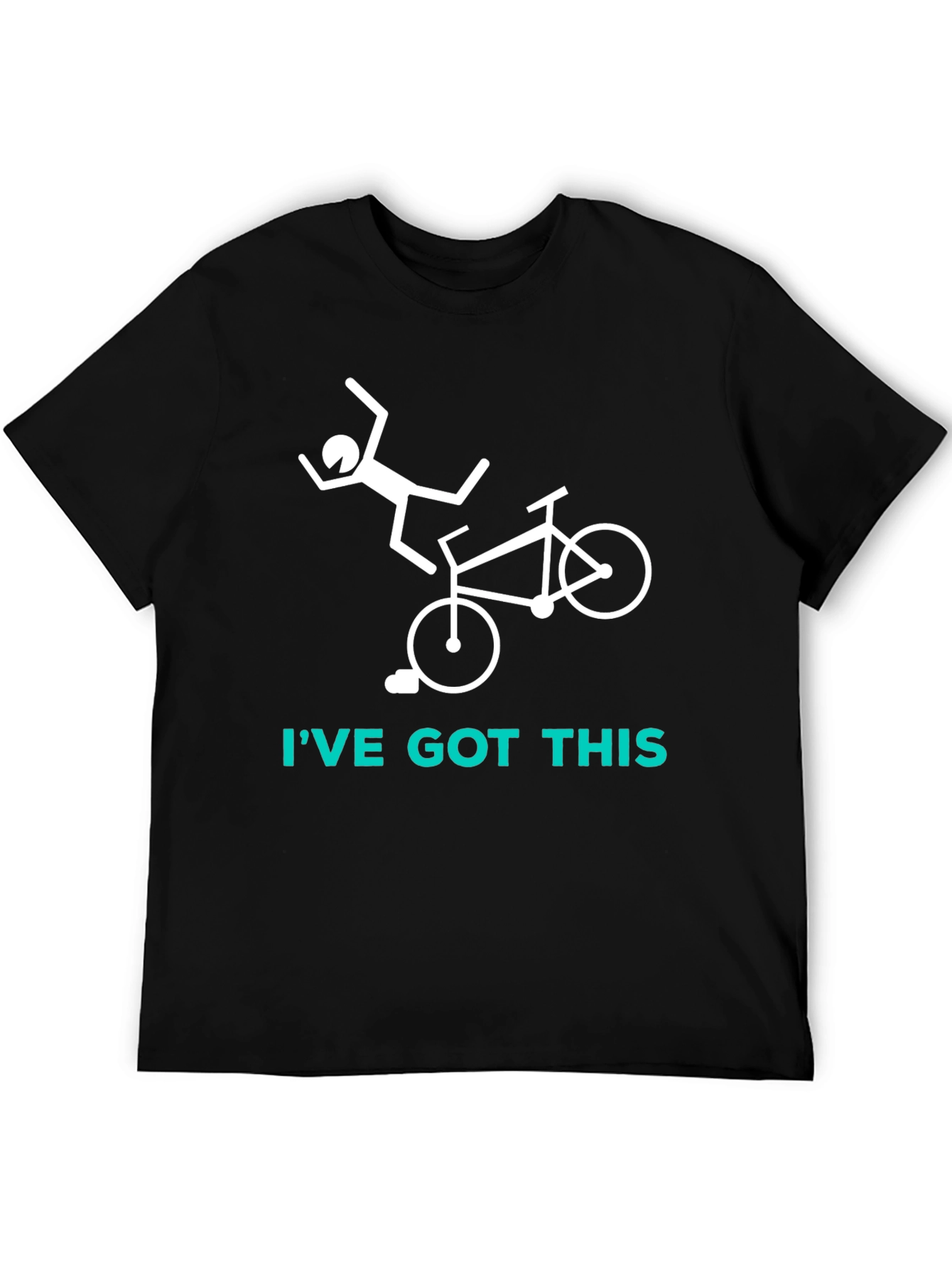 IVE GOT THIS Bike Fail Black T-Shirt