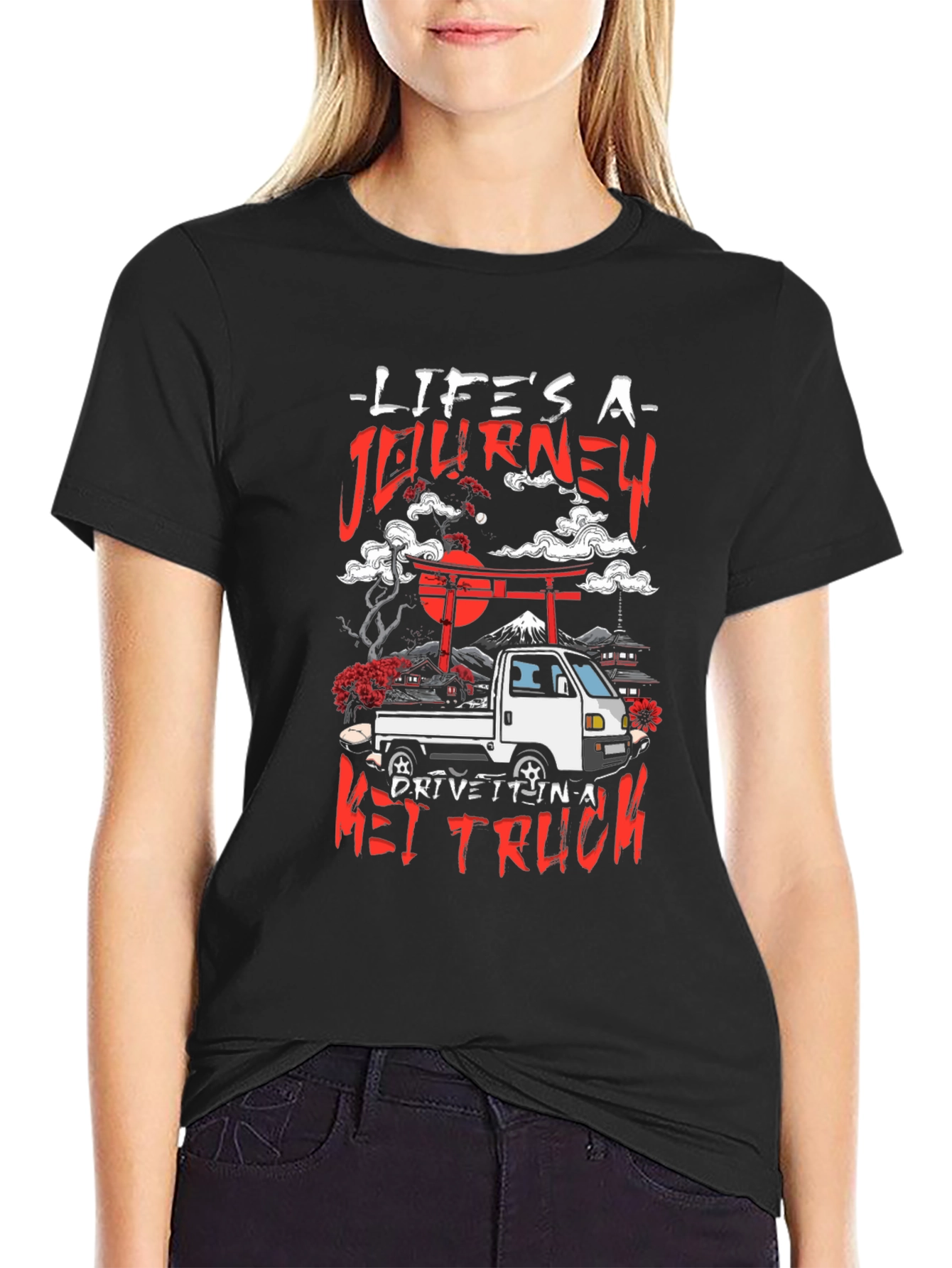 Lifes A Journey Kei Truck T-Shirt