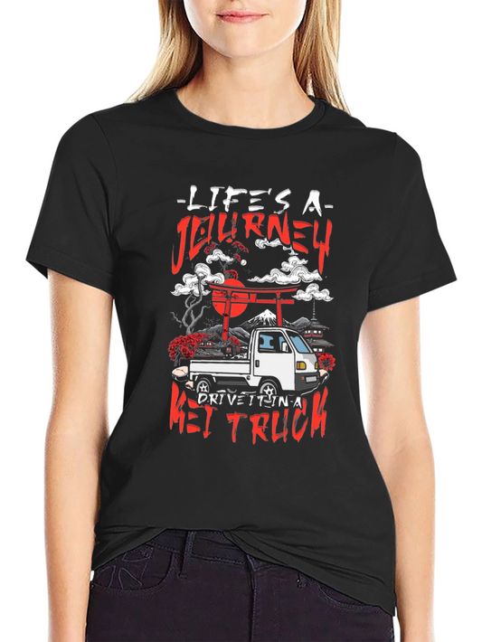 Lifes A Journey Kei Truck T-Shirt