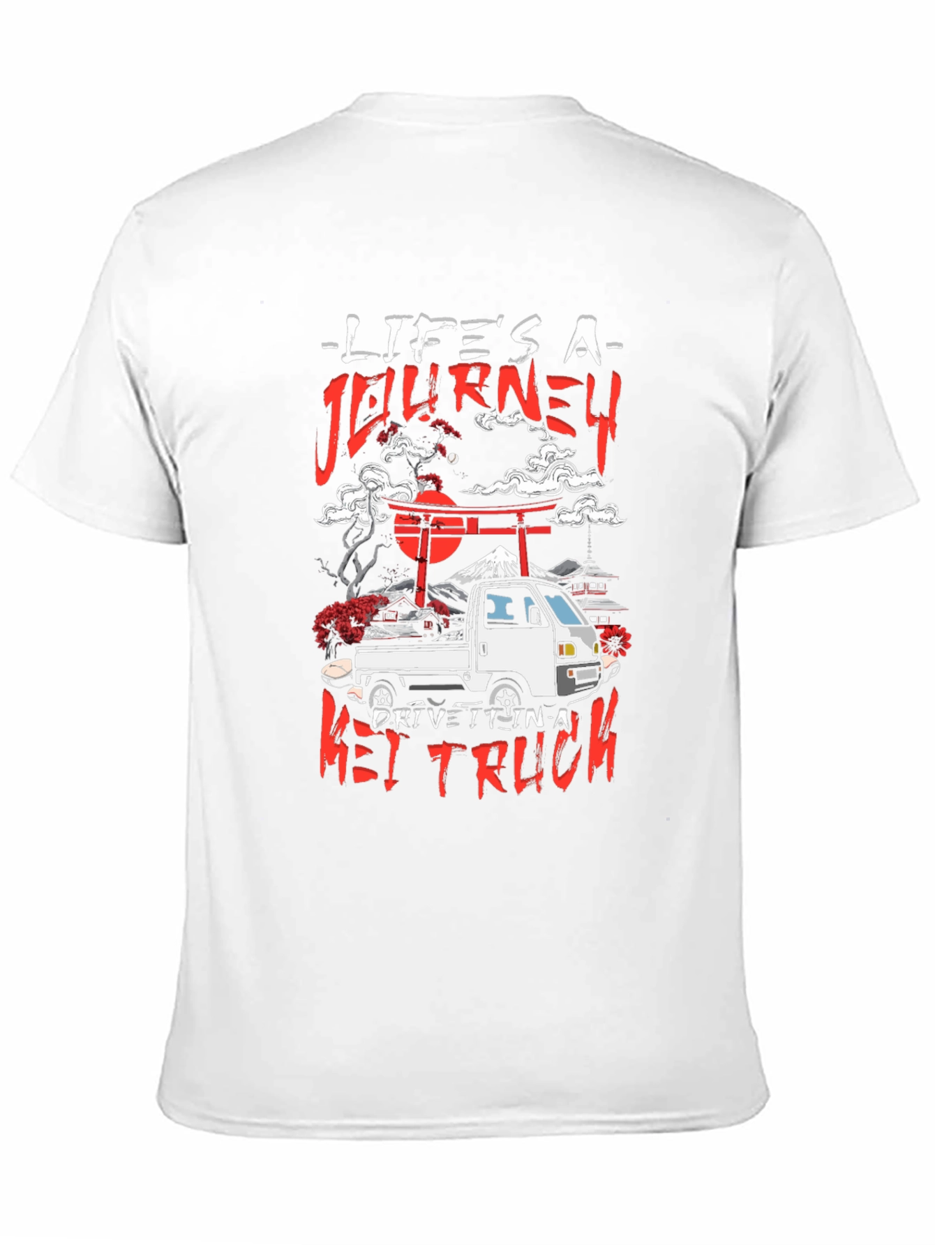 Lifes A Journey Kei Truck T-Shirt