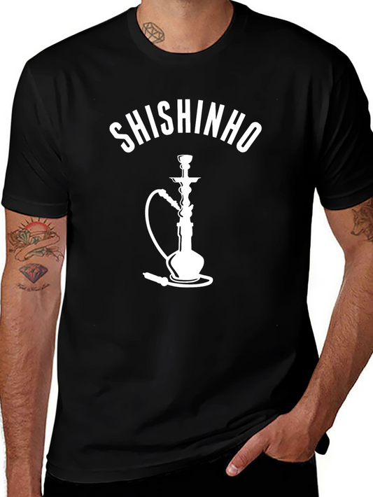 Shishinho Black Graphic Tee