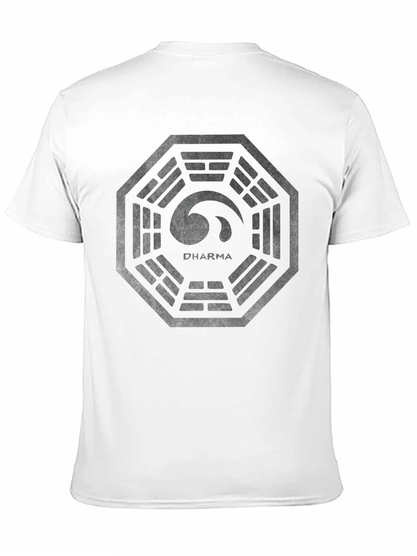 Mens Black DHARMA Initiative Graphic T-Shirt