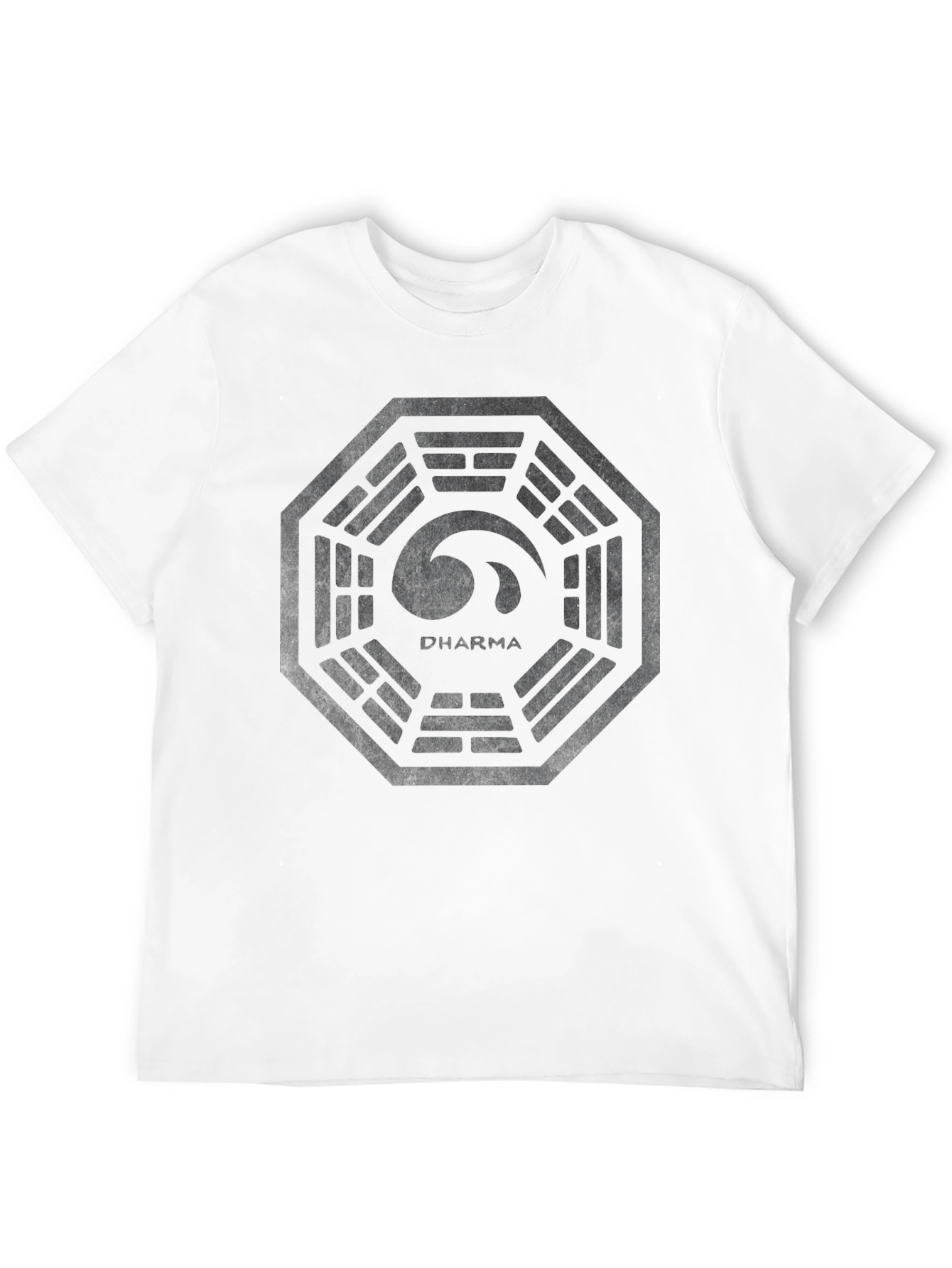 Mens Black DHARMA Initiative Graphic T-Shirt