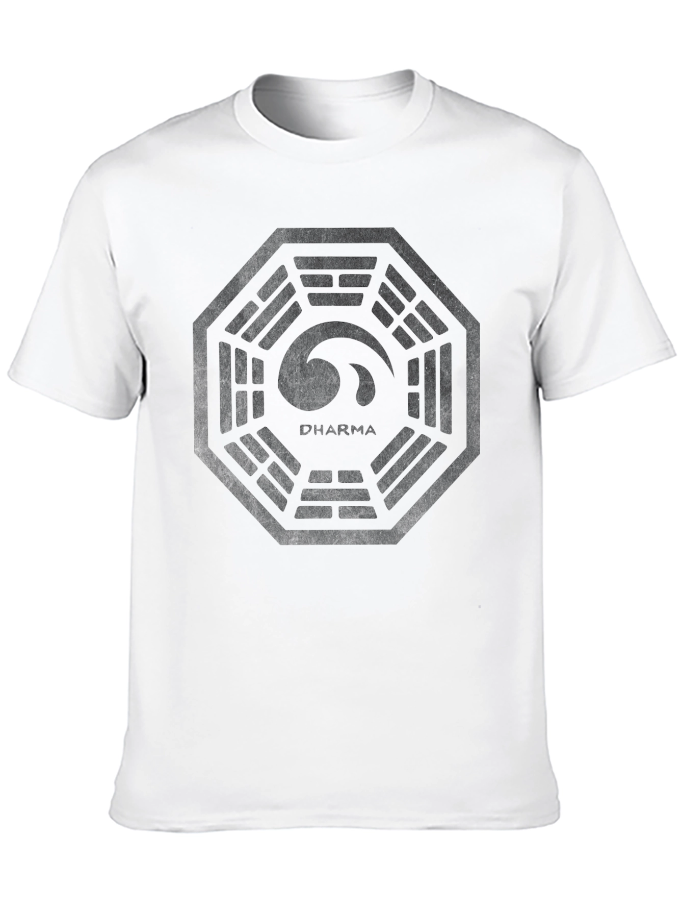 Mens Black DHARMA Initiative Graphic T-Shirt