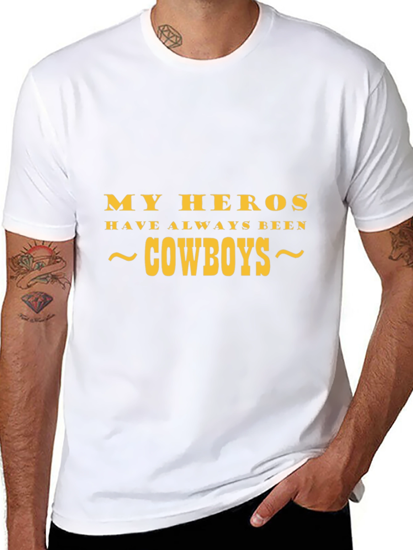 My Heroes Have Always Been Cowboys Graphic Tee