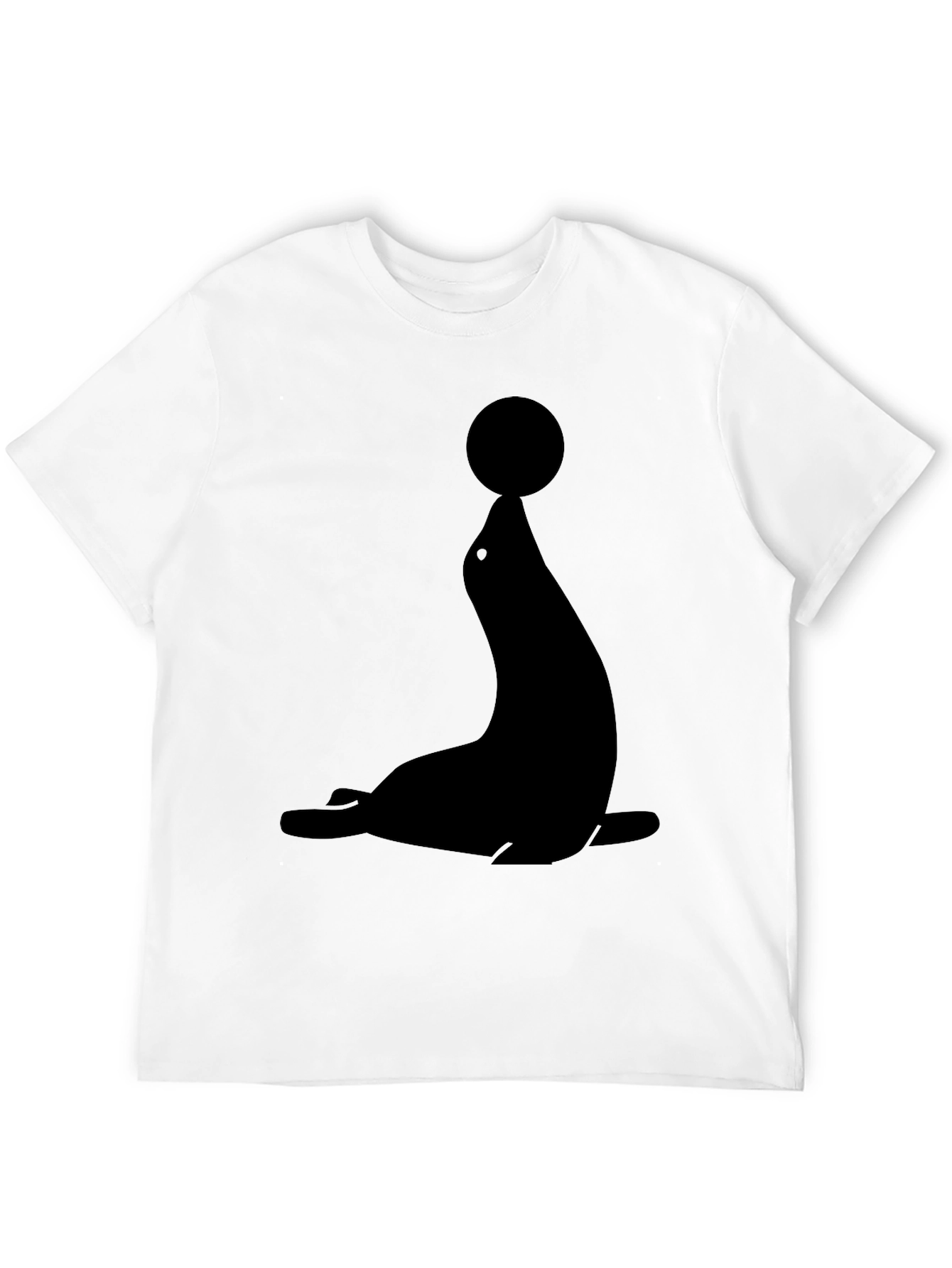 Seal Balancing Ball Graphic T-Shirt