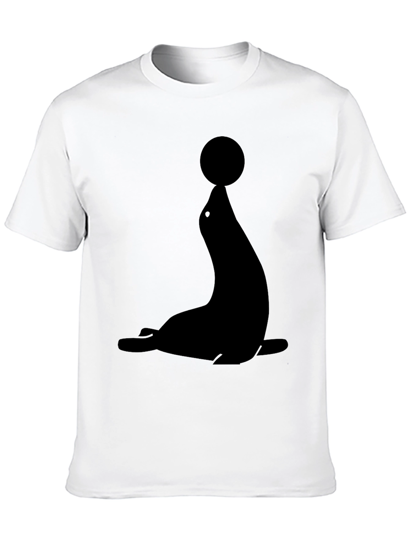 Seal Balancing Ball Graphic T-Shirt