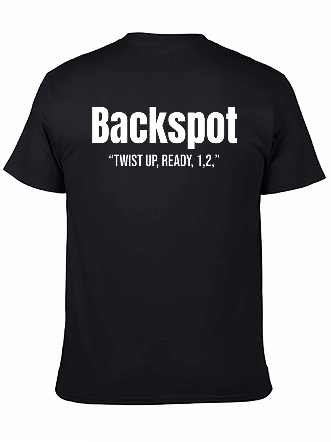 Backspot Twist Up Ready Tee - Black