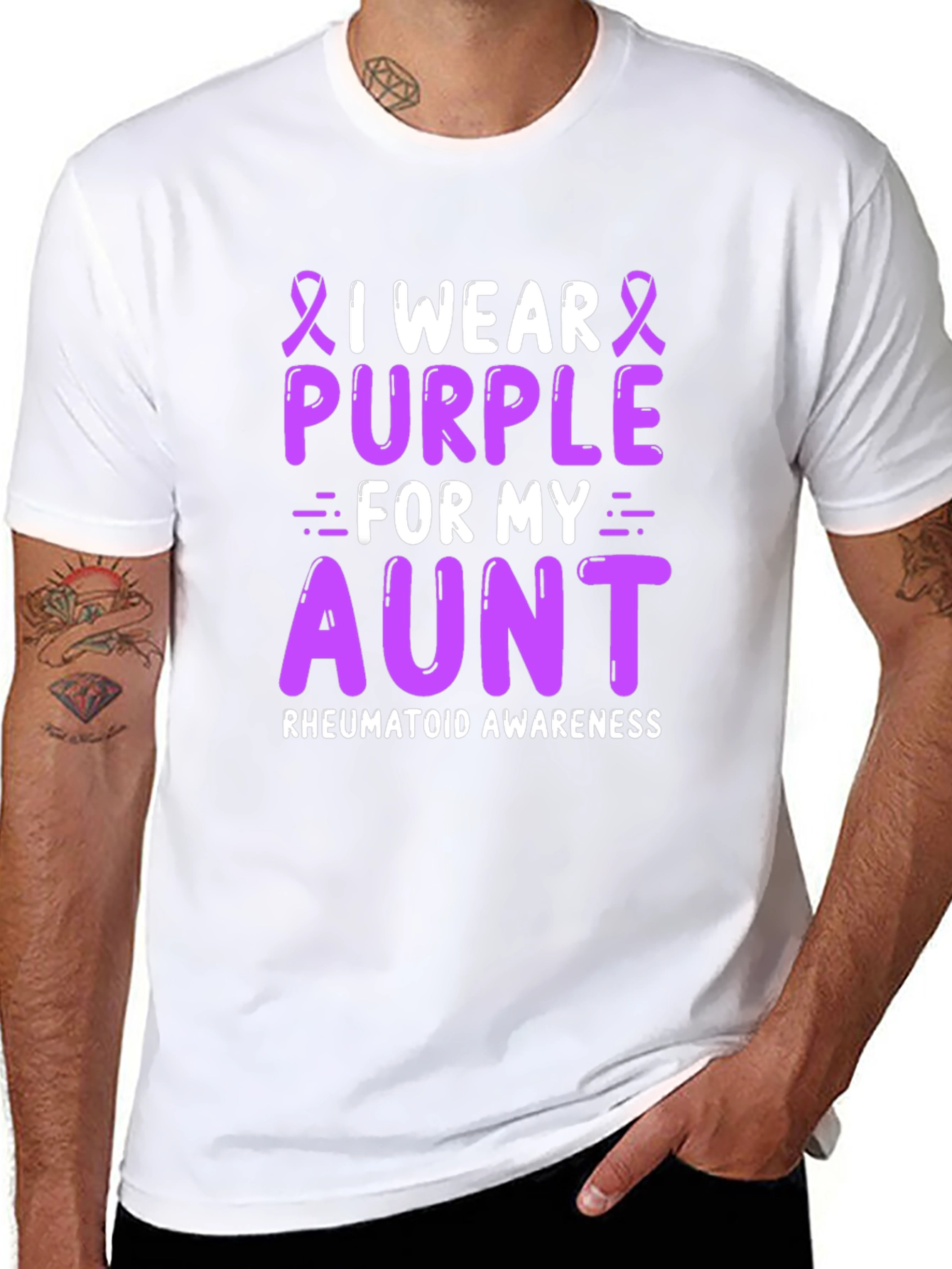 Purple Rheumatoid Awareness T-Shirt