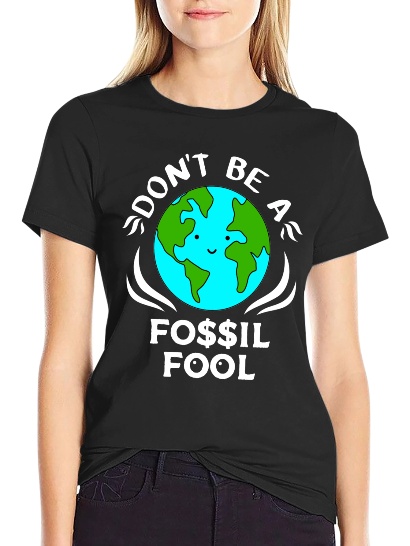 Dont Be A Fossil Fool Graphic T-Shirt