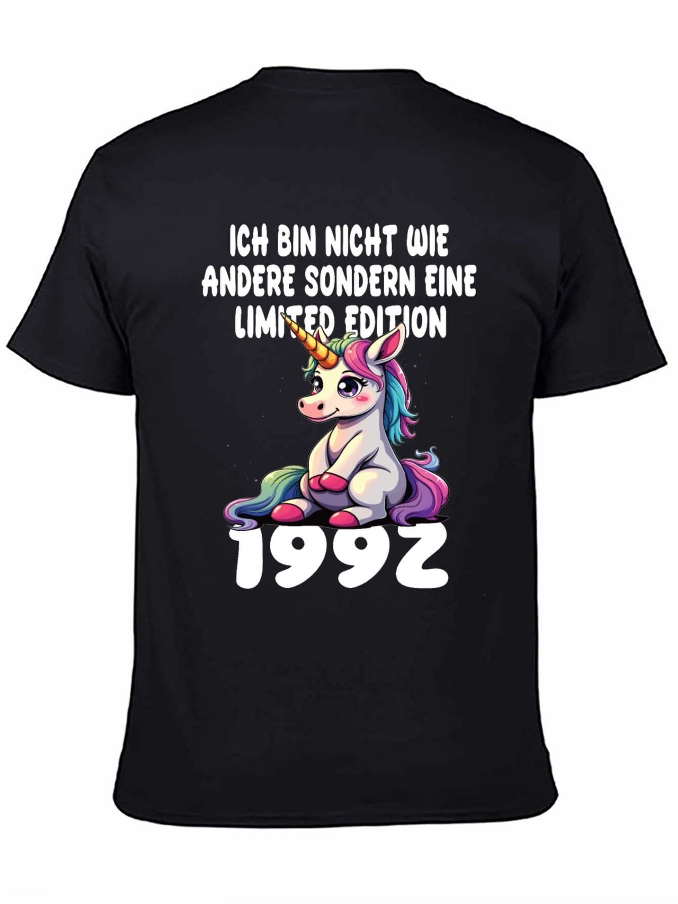 Unicorn Limited Edition 1992 Black T-Shirt