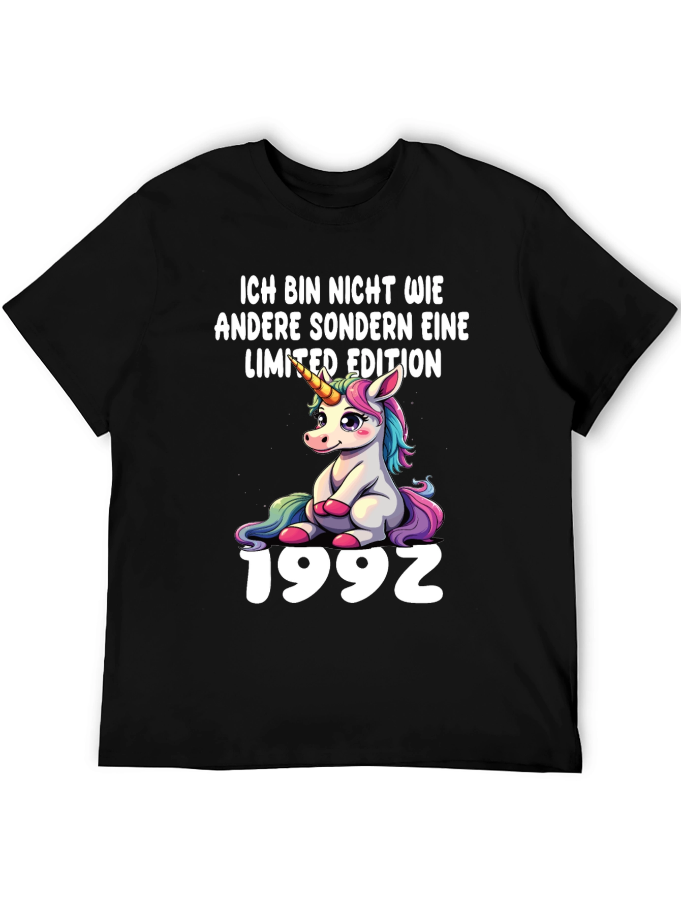 Unicorn Limited Edition 1992 Black T-Shirt