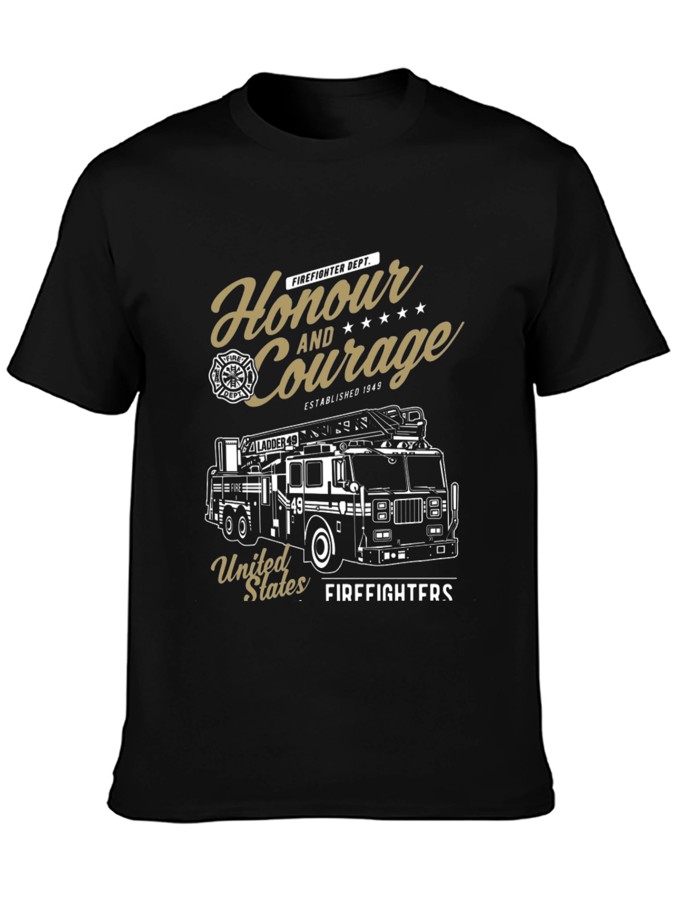 Firefighter Honour and Courage T-Shirt