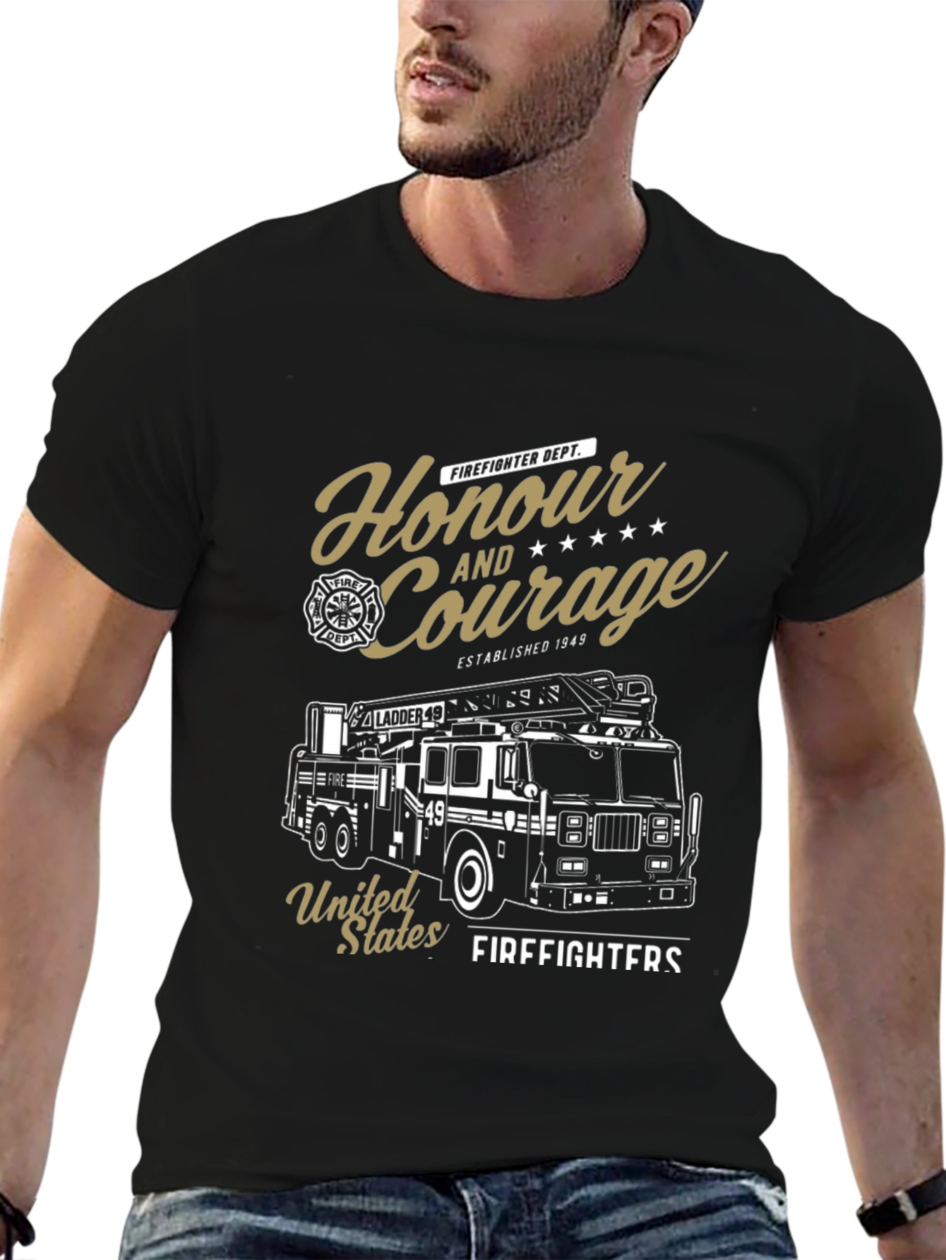 Firefighter Honour and Courage T-Shirt