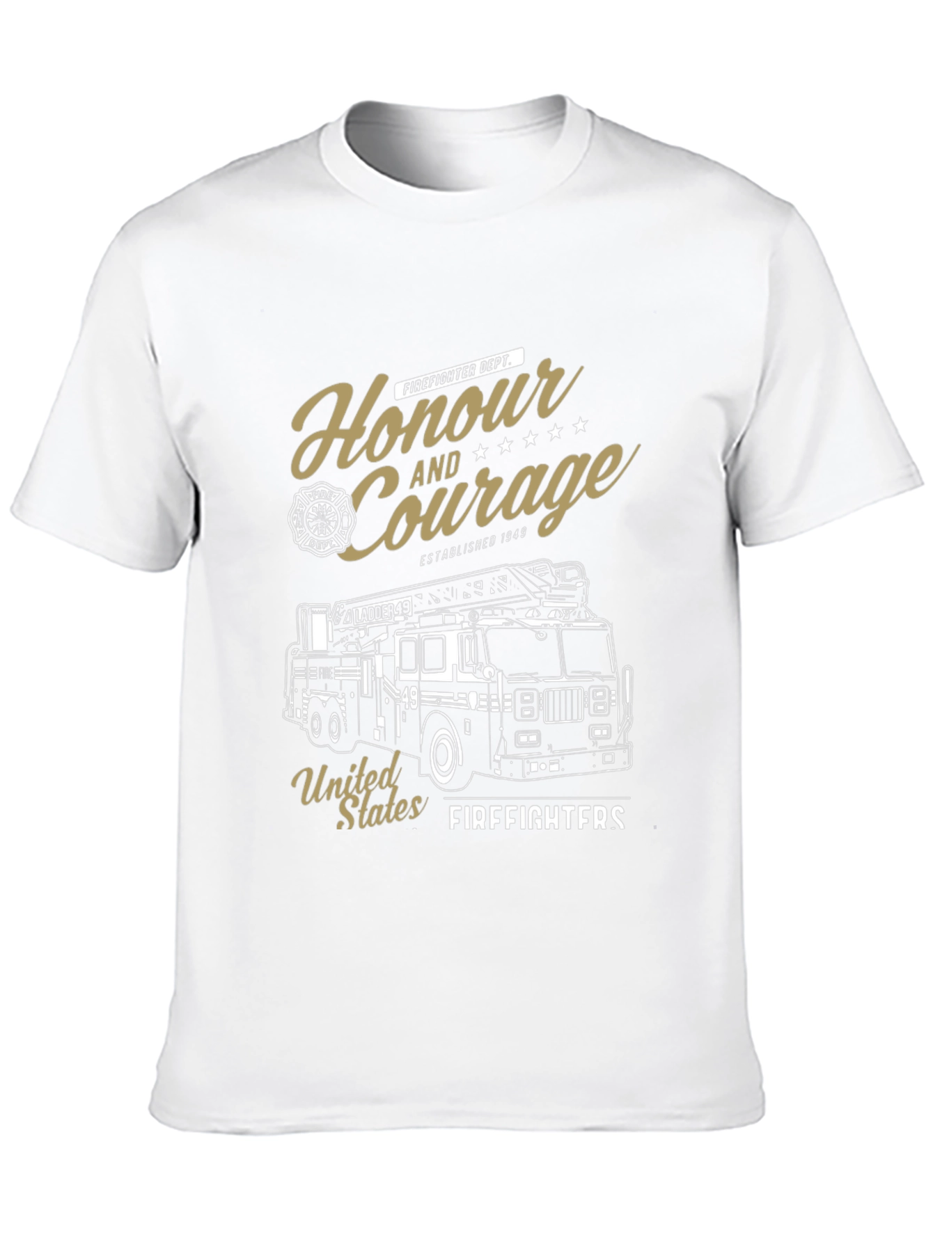 Firefighter Honour and Courage T-Shirt