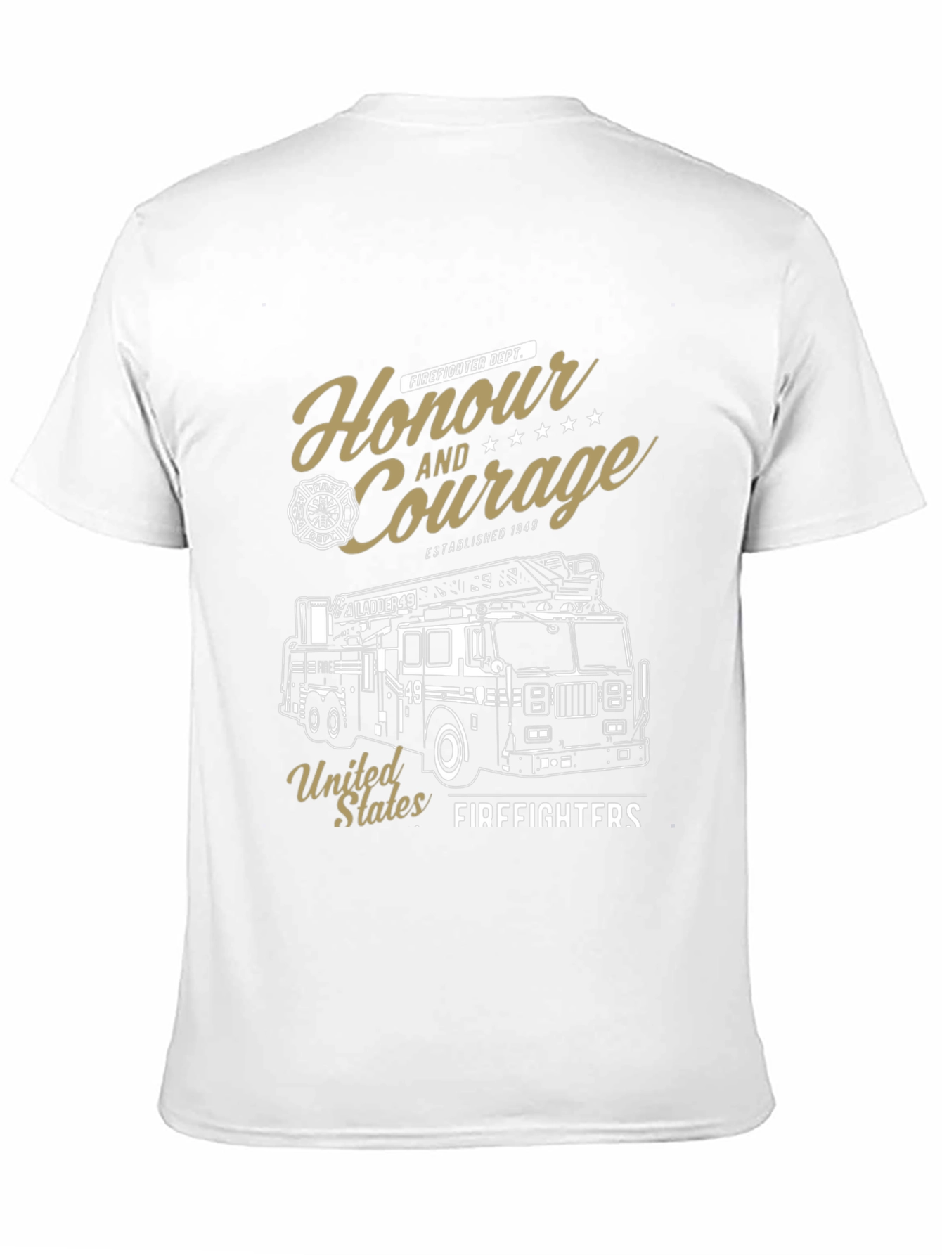 Firefighter Honour and Courage T-Shirt