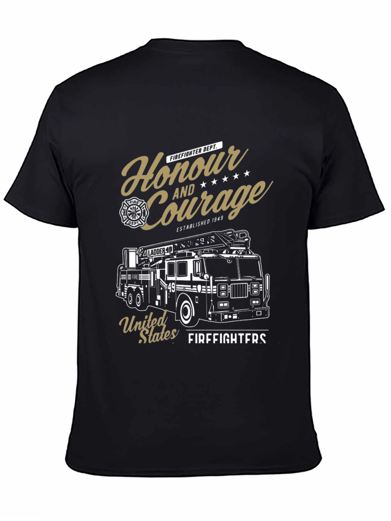 Firefighter Honour and Courage T-Shirt