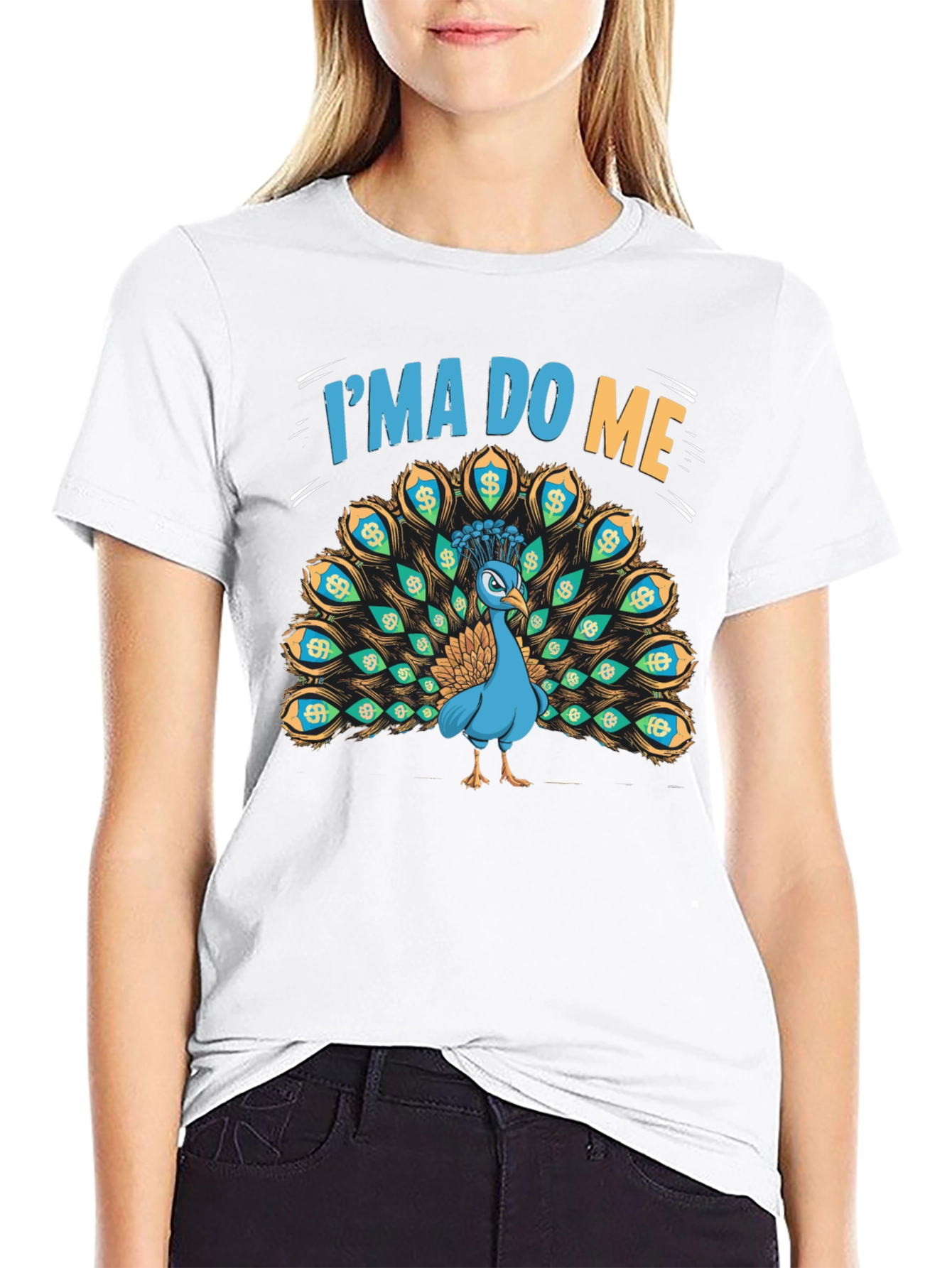IMA DO ME Peacock Graphic Tee