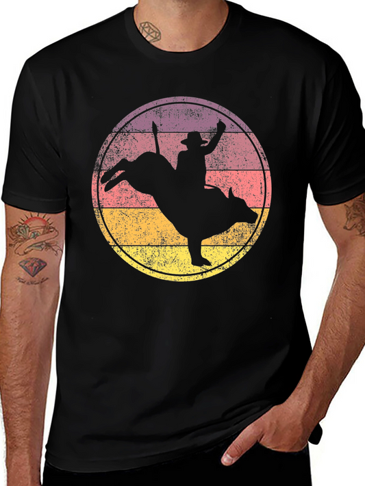 Vintage Rodeo Bull Riding T-Shirt