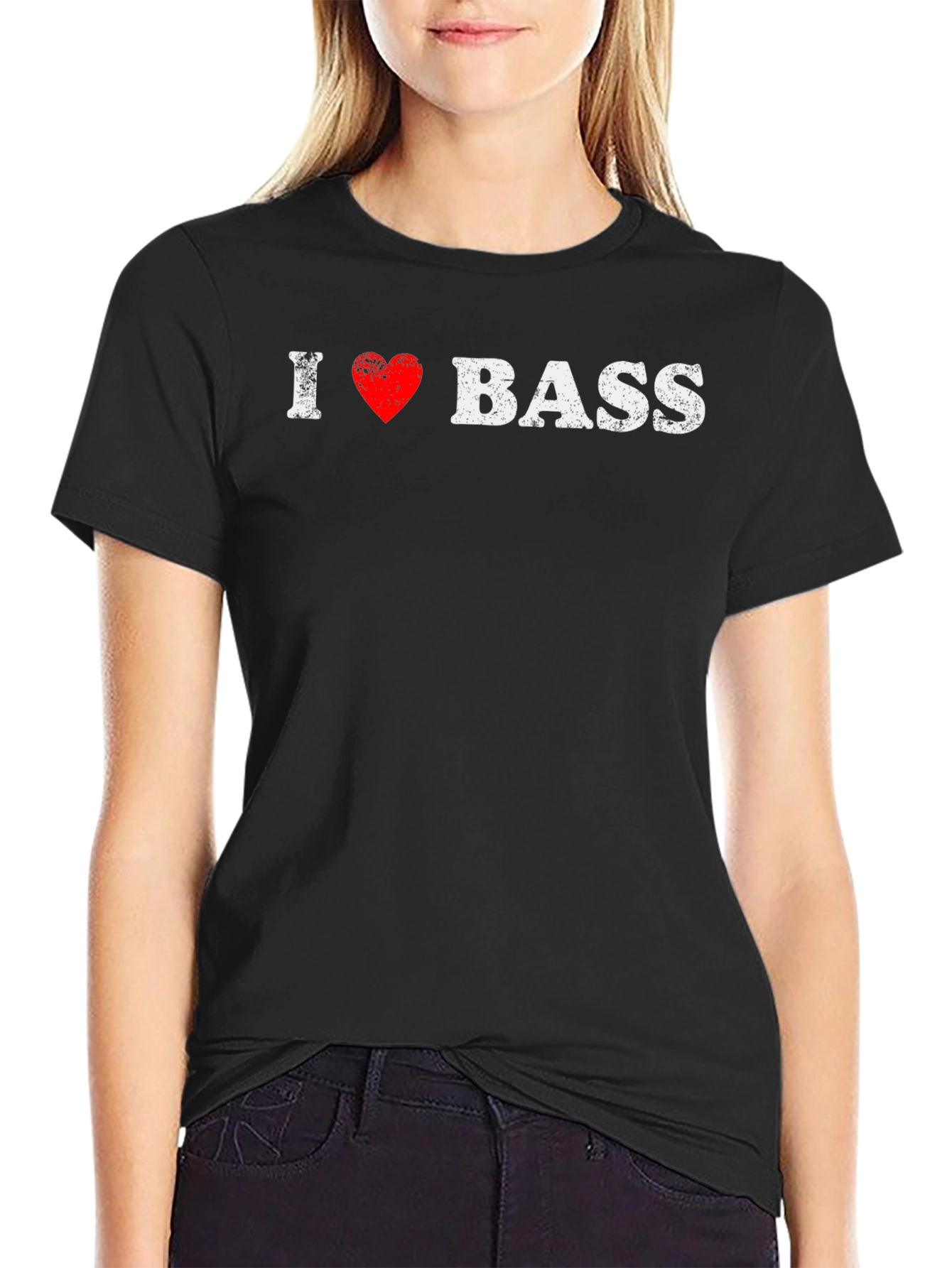 I Love Bass T-Shirt - Music Lover Tee