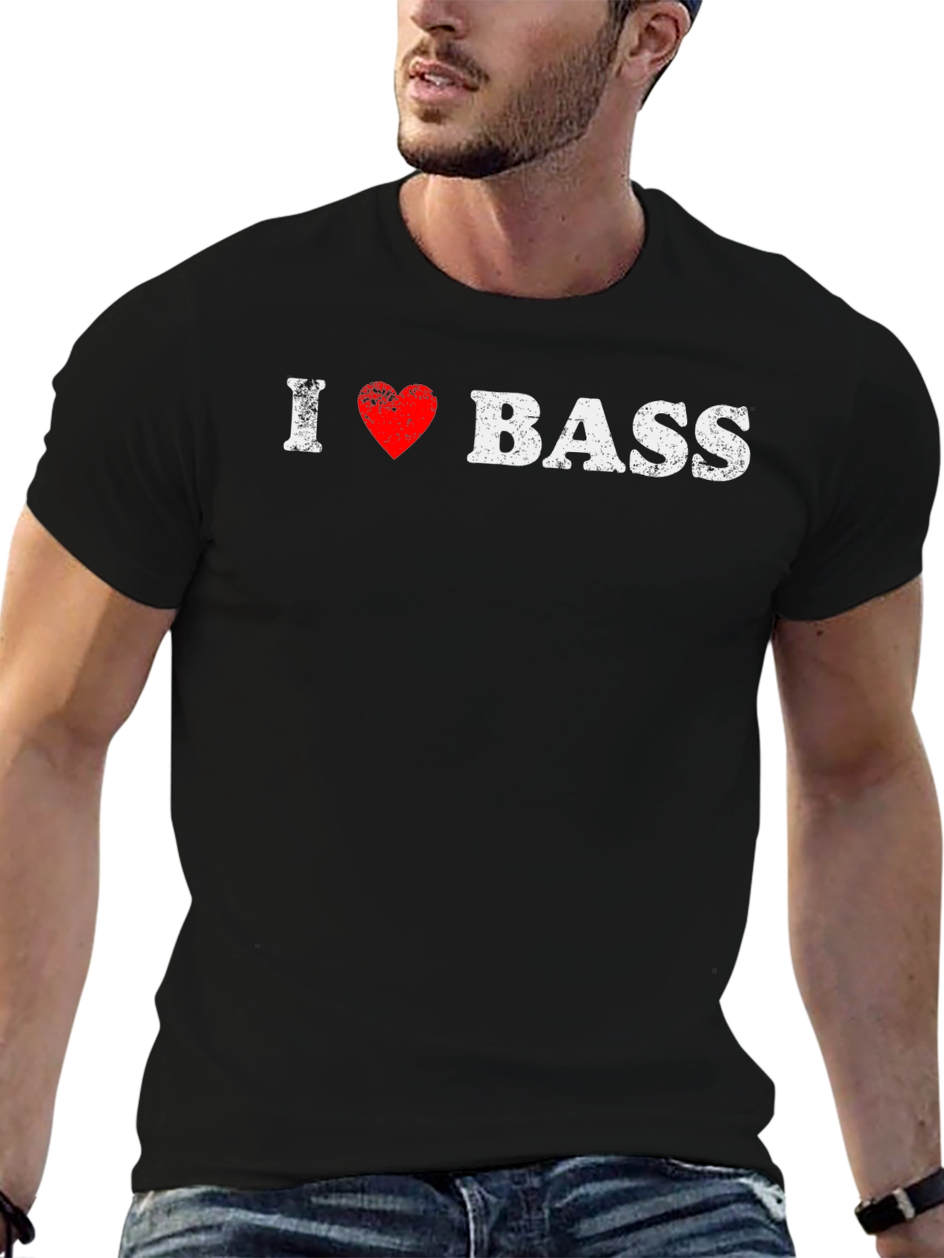 I Love Bass T-Shirt - Music Lover Tee