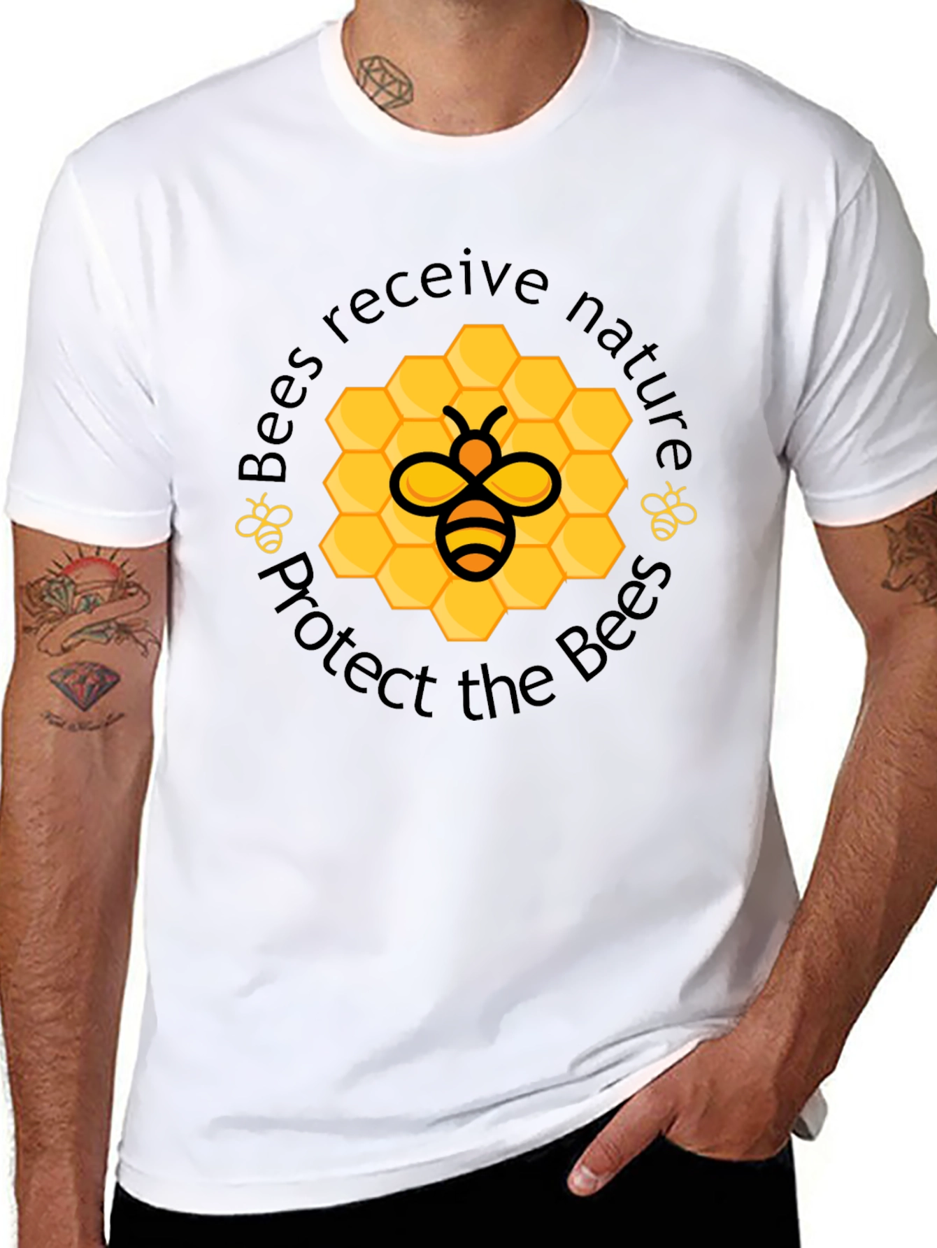 Protect The Bees T-Shirt - Nature Lover Tee