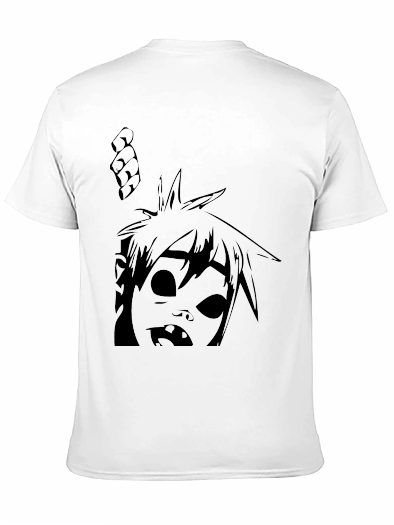 Graphic T-Shirt: Animated Character Design - Black