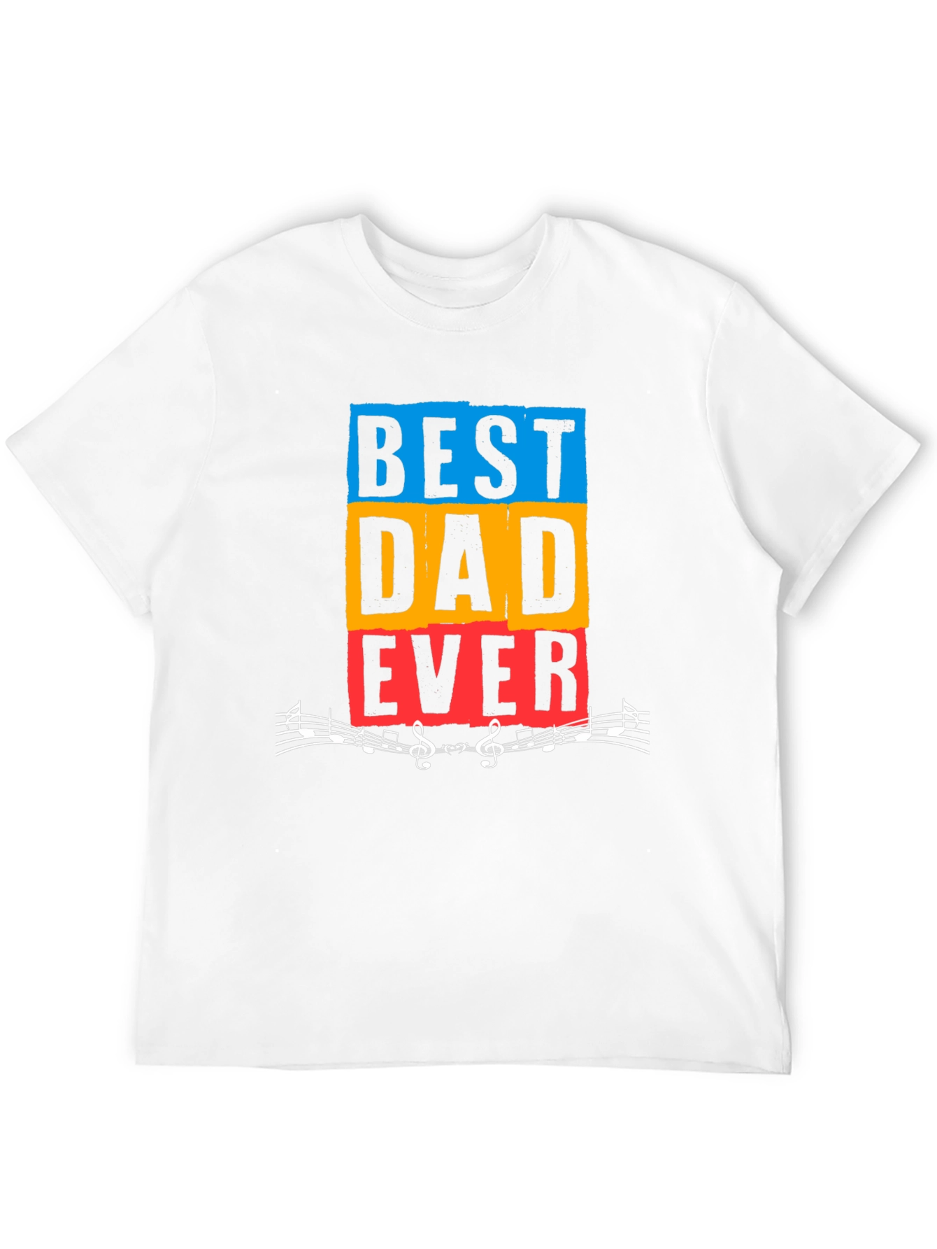 Best Dad Ever Graphic T-Shirt - Music Loving Father