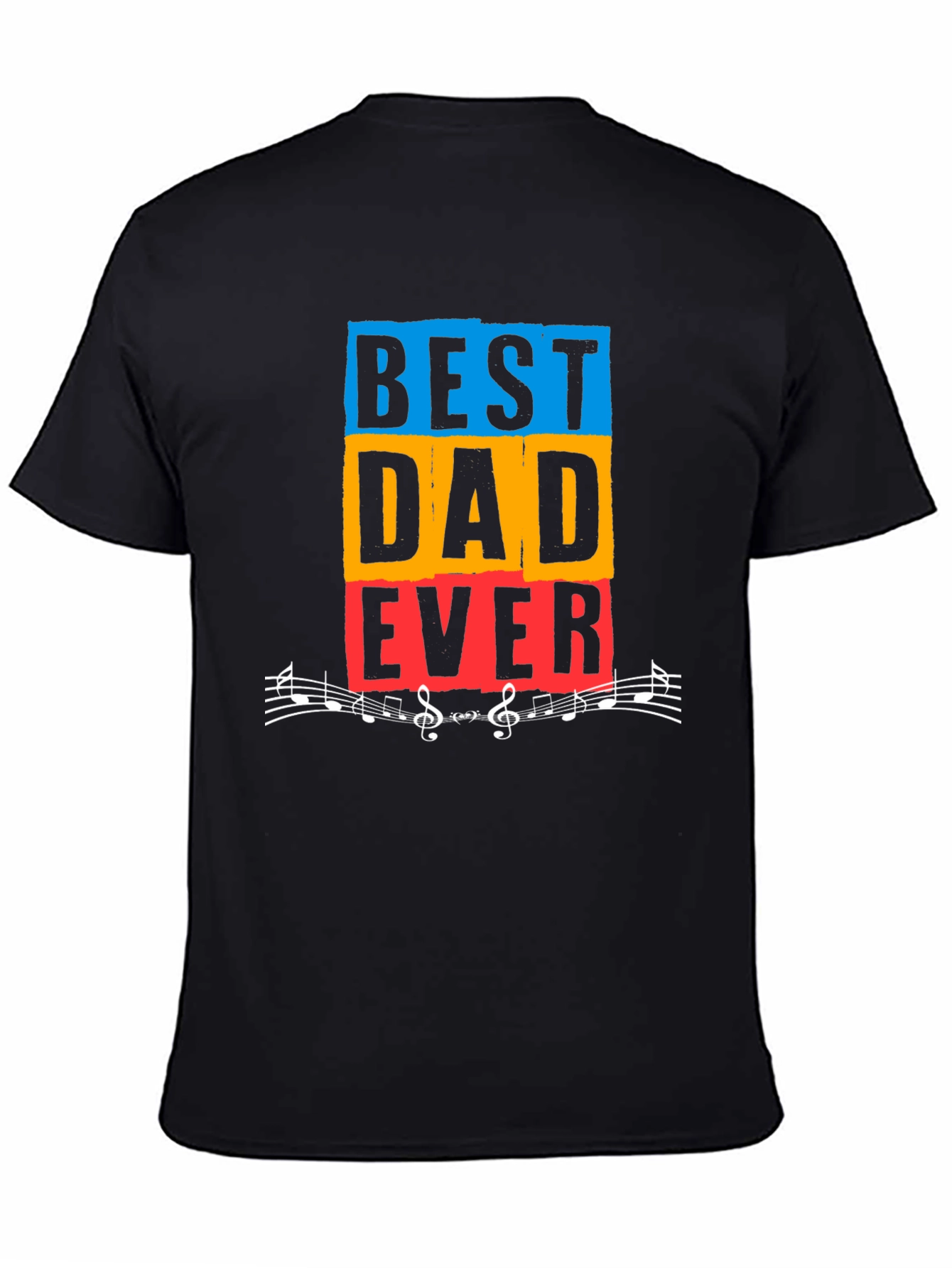 Best Dad Ever Graphic T-Shirt - Music Loving Father