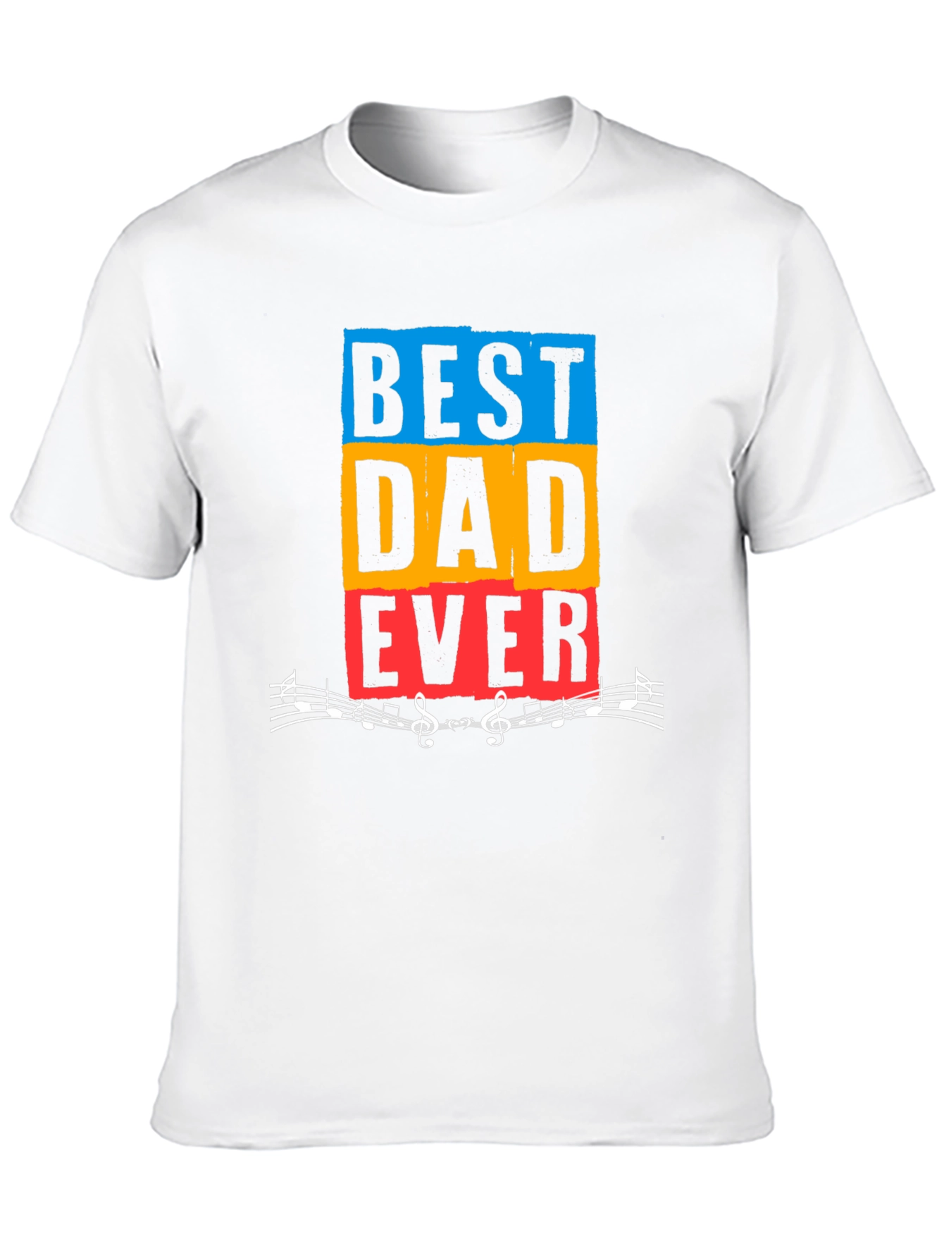 Best Dad Ever Graphic T-Shirt - Music Loving Father