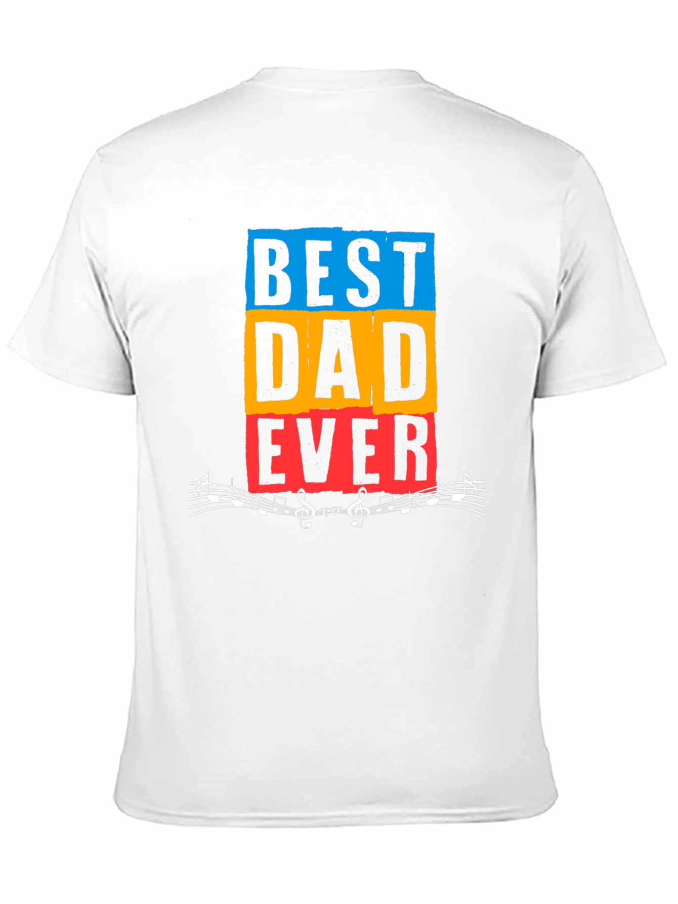 Best Dad Ever Graphic T-Shirt - Music Loving Father